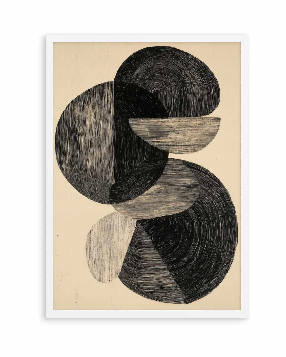 Black Freeform by Melloi Art Prints | Art Print from Olive et Oriel where you can shop wallpaper and artworks online