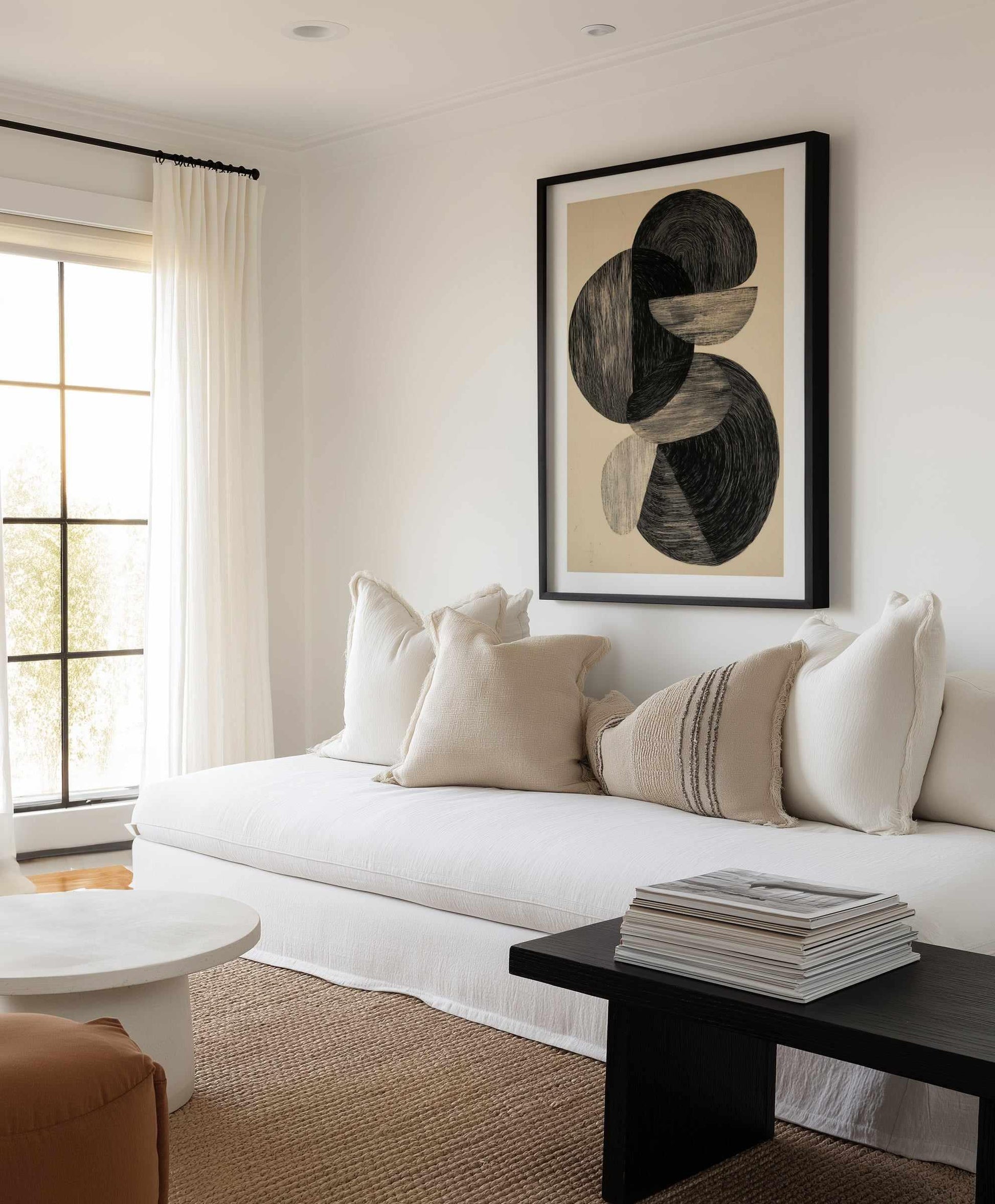 Black Freeform by Melloi Art Prints | Art Print from Olive et Oriel where you can shop wallpaper and artworks online