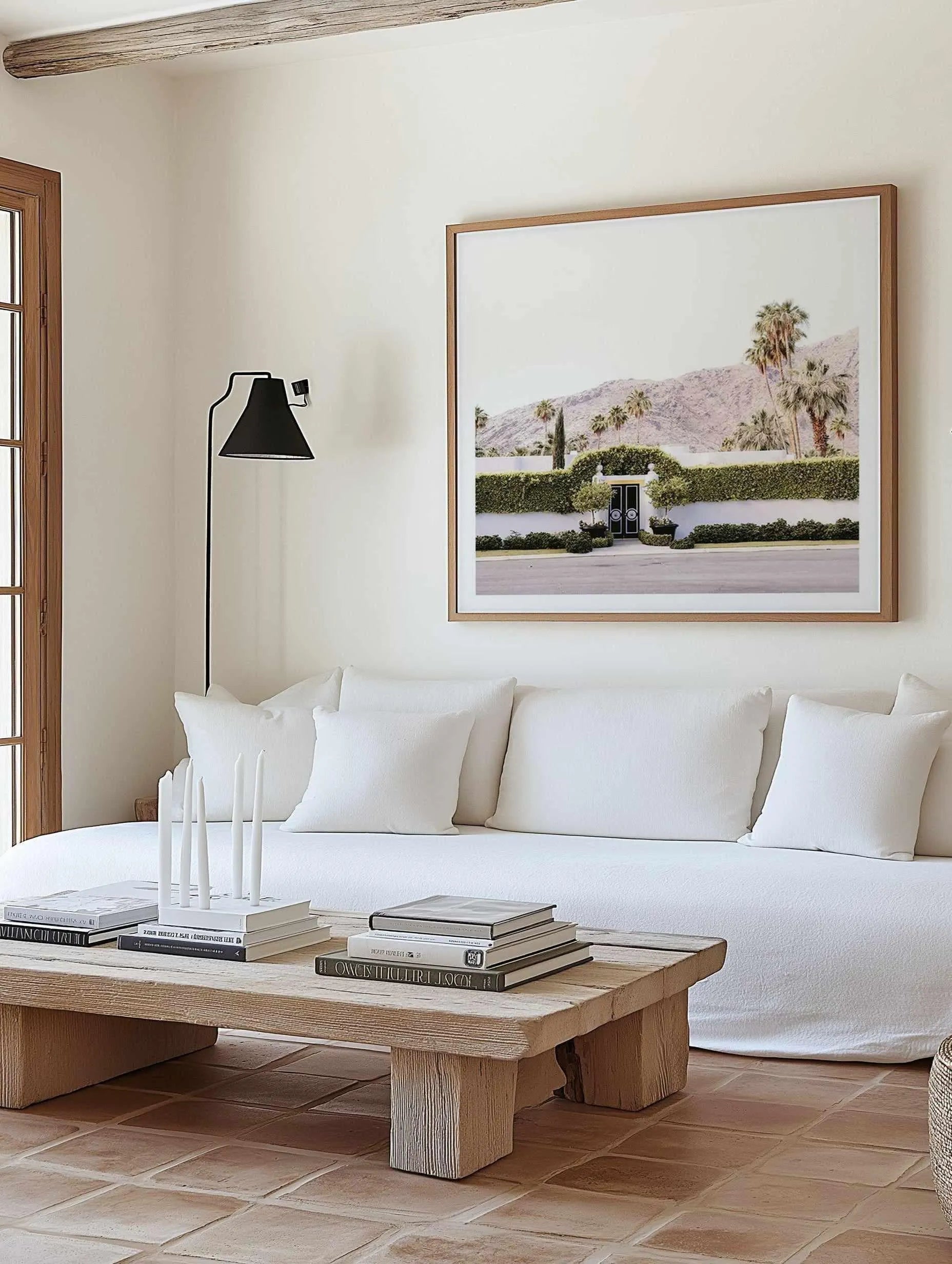 Black Gate, Palm Springs Art Print from Olive et Oriel where you can shop wallpaper and artworks online