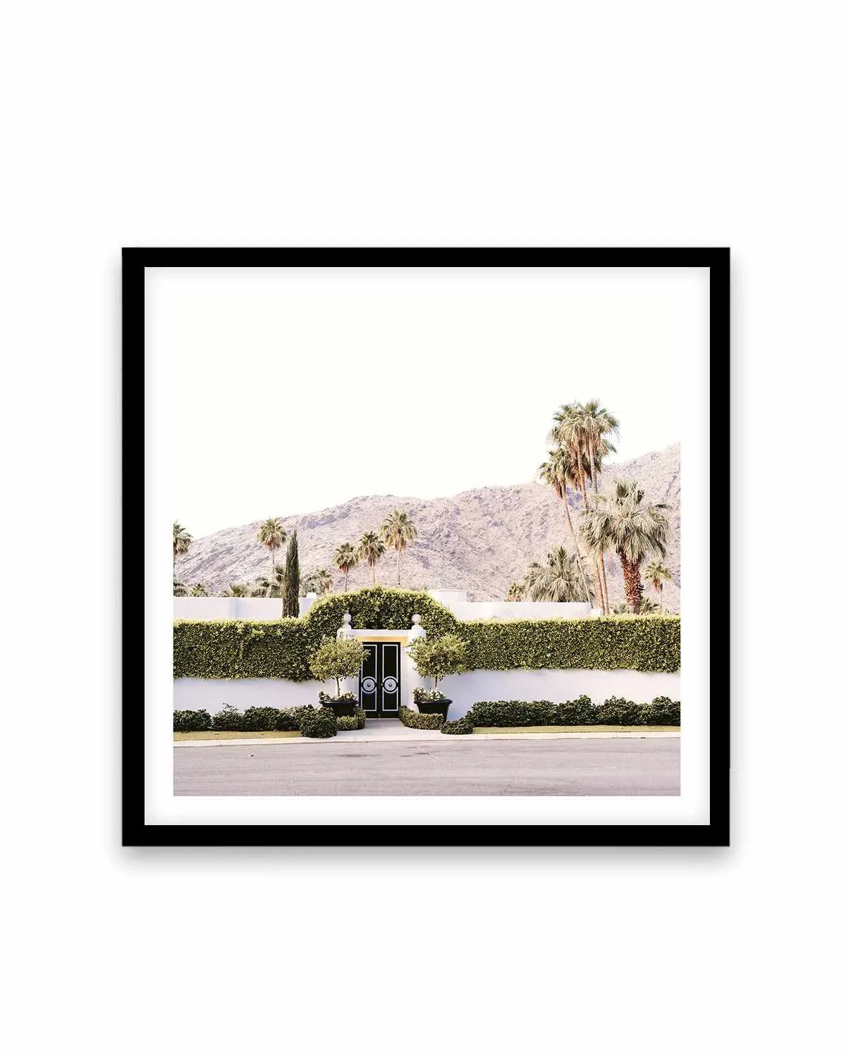 Black Gate, Palm Springs Art Print from Olive et Oriel where you can shop wallpaper and artworks online