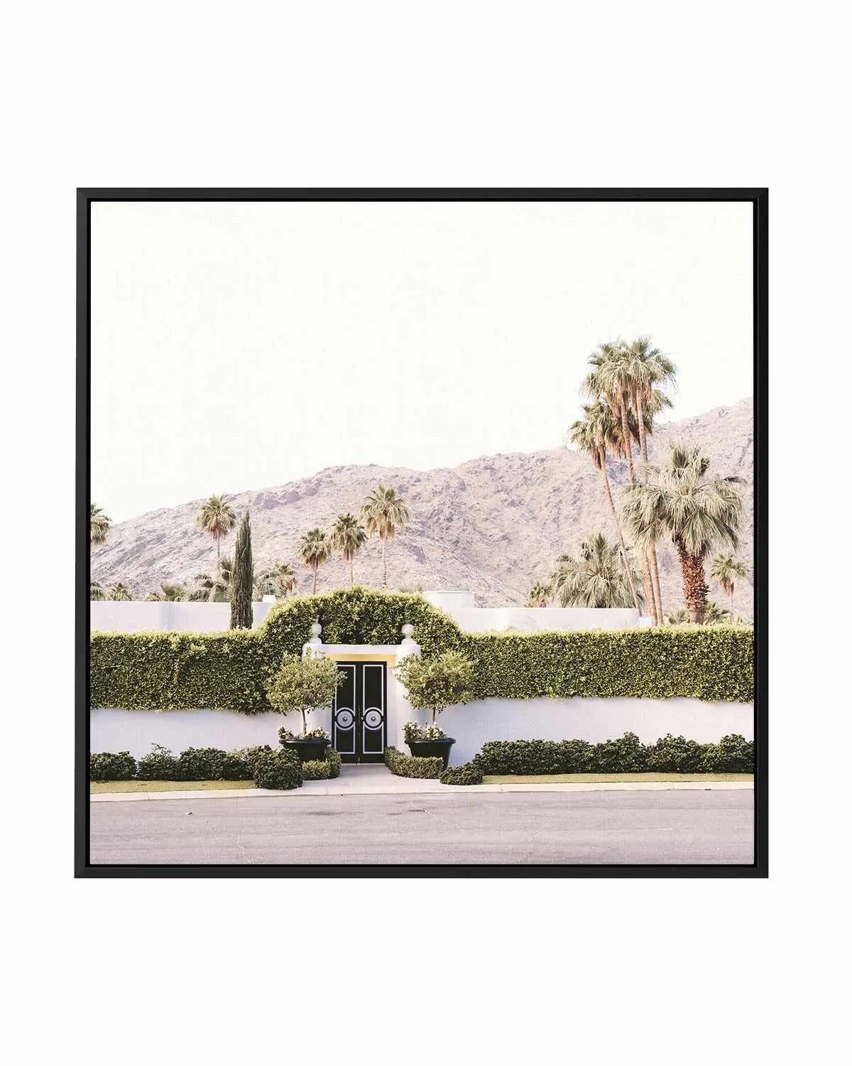 Black Gate, Palm Springs | Framed Canvas Art Print from Olive et Oriel where you can shop wallpaper and artworks online