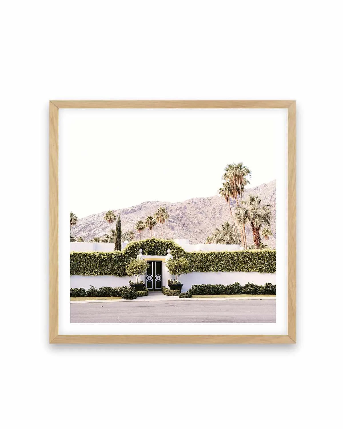Black Gate, Palm Springs Art Print from Olive et Oriel where you can shop wallpaper and artworks online