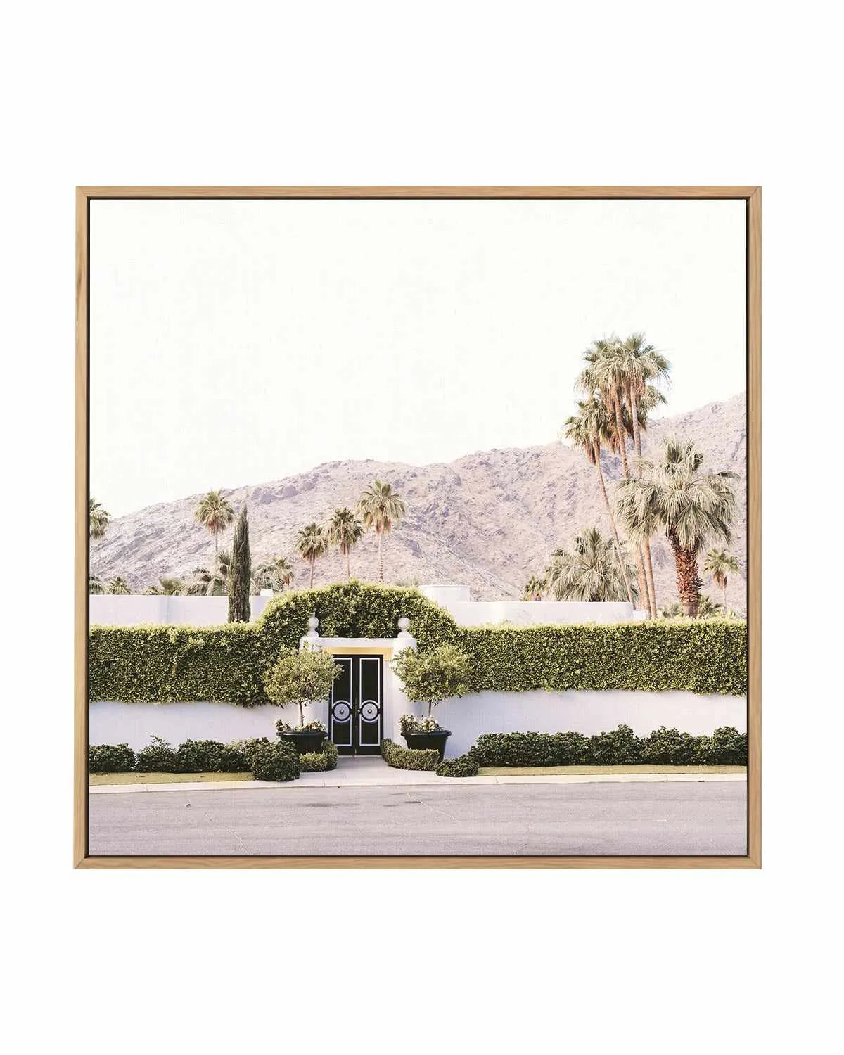Black Gate, Palm Springs | Framed Canvas Art Print from Olive et Oriel where you can shop wallpaper and artworks online