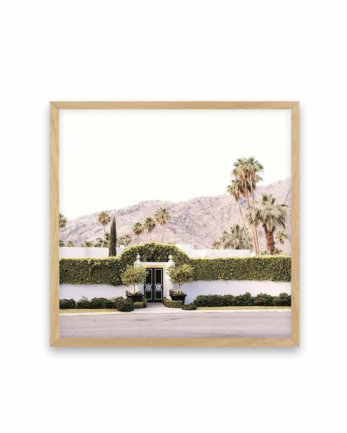 Black Gate, Palm Springs Art Print from Olive et Oriel where you can shop wallpaper and artworks online