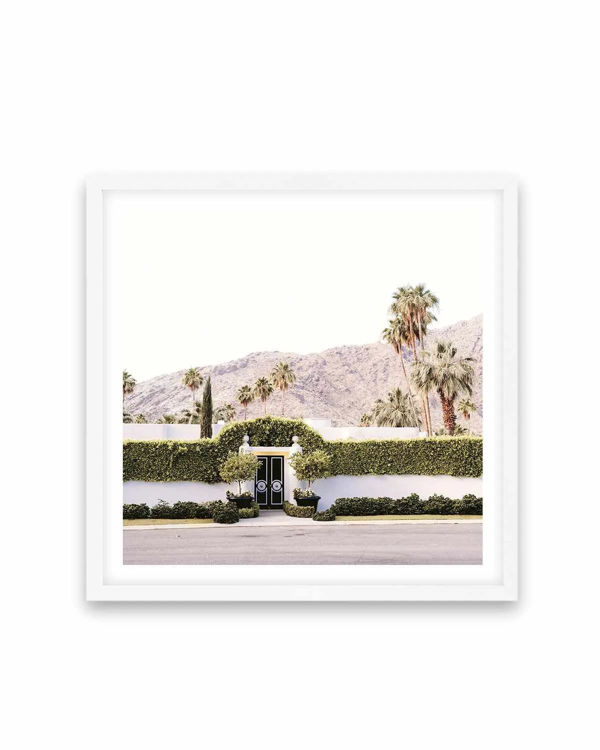Black Gate, Palm Springs Art Print from Olive et Oriel where you can shop wallpaper and artworks online