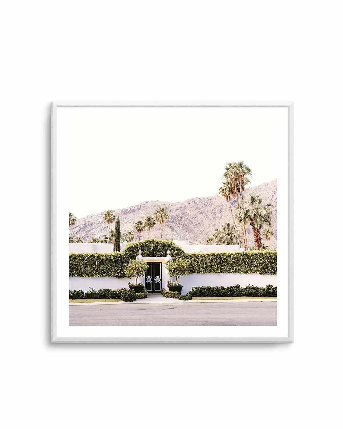 Black Gate, Palm Springs Art Print from Olive et Oriel where you can shop wallpaper and artworks online