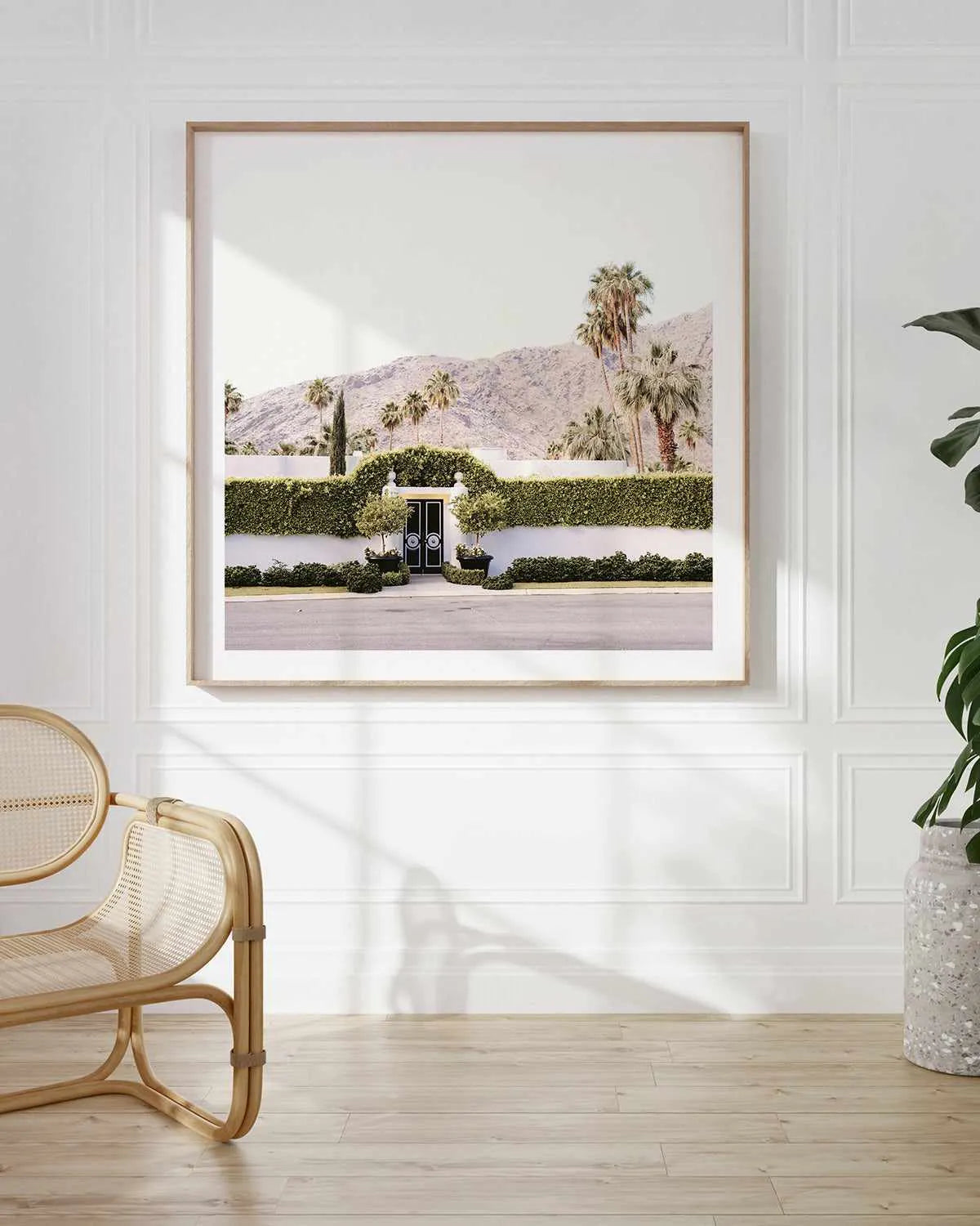 Black Gate, Palm Springs Art Print from Olive et Oriel where you can shop wallpaper and artworks online