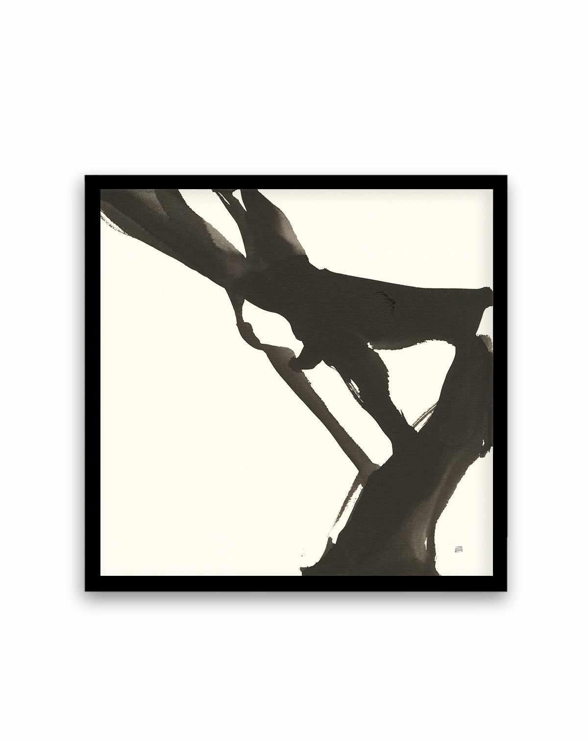Black Gesture I | Art Print from Olive et Oriel where you can shop wallpaper and artworks online