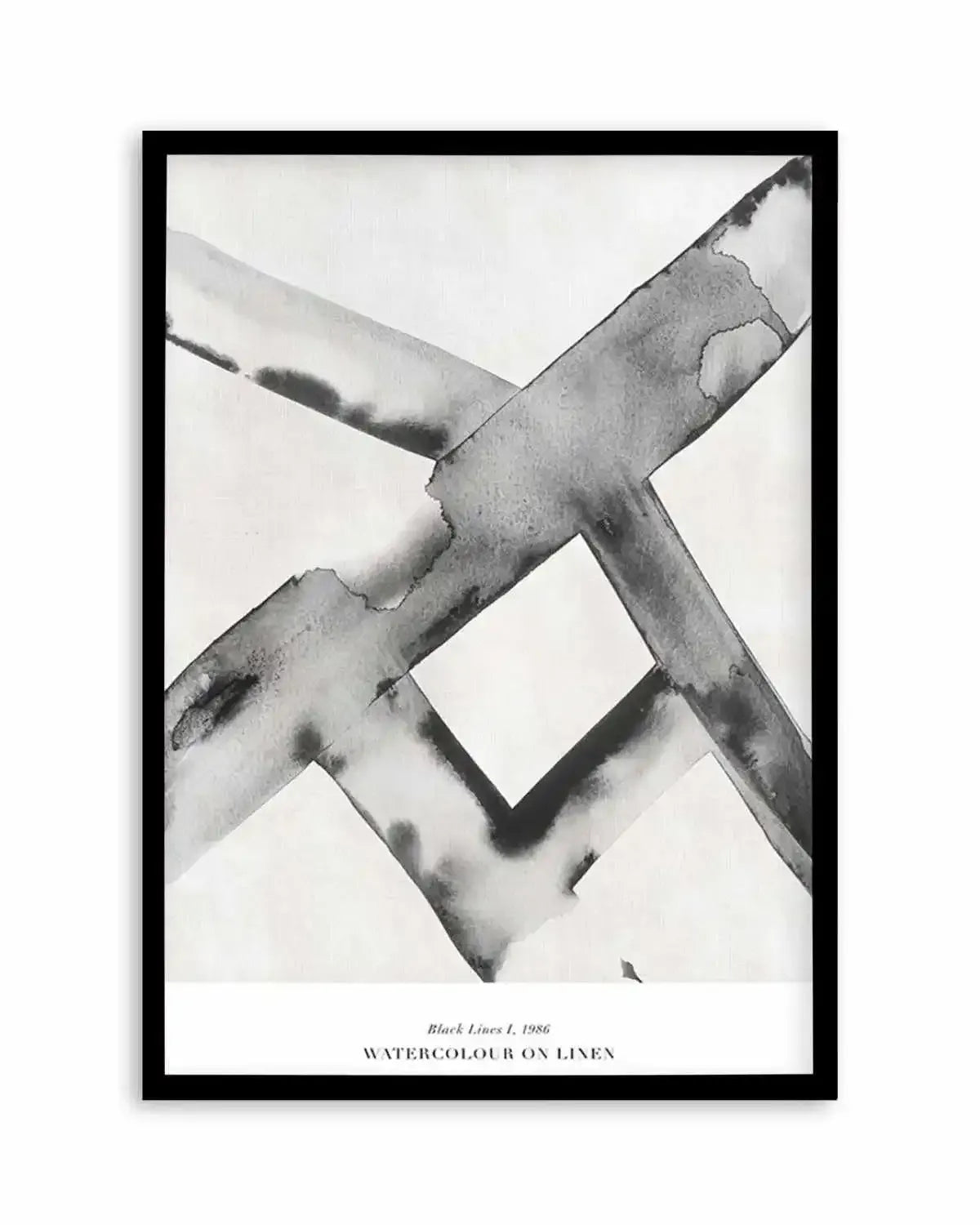 Black Lines I Art Print from Olive et Oriel where you can shop wallpaper and artworks online