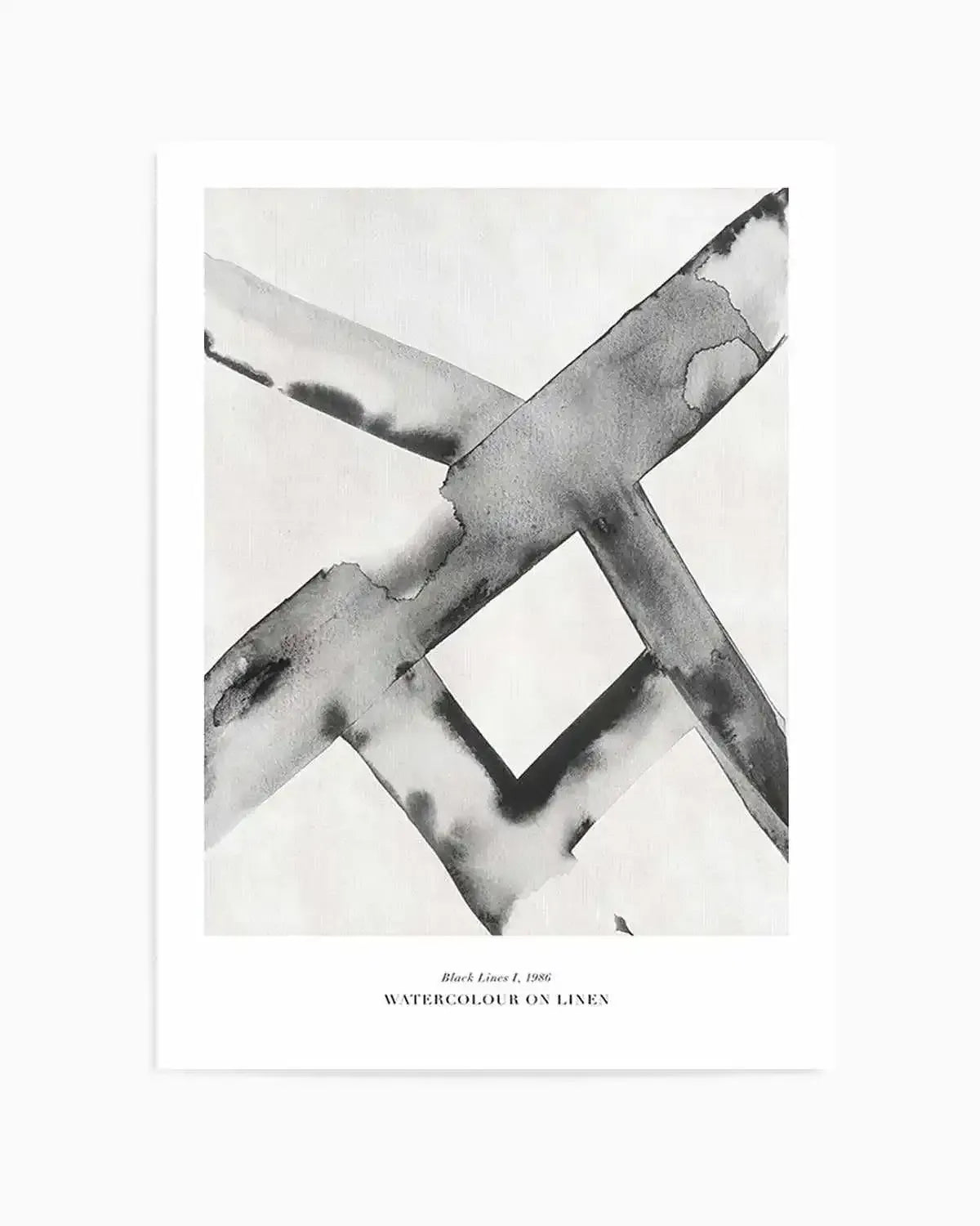 Black Lines I Art Print from Olive et Oriel where you can shop wallpaper and artworks online