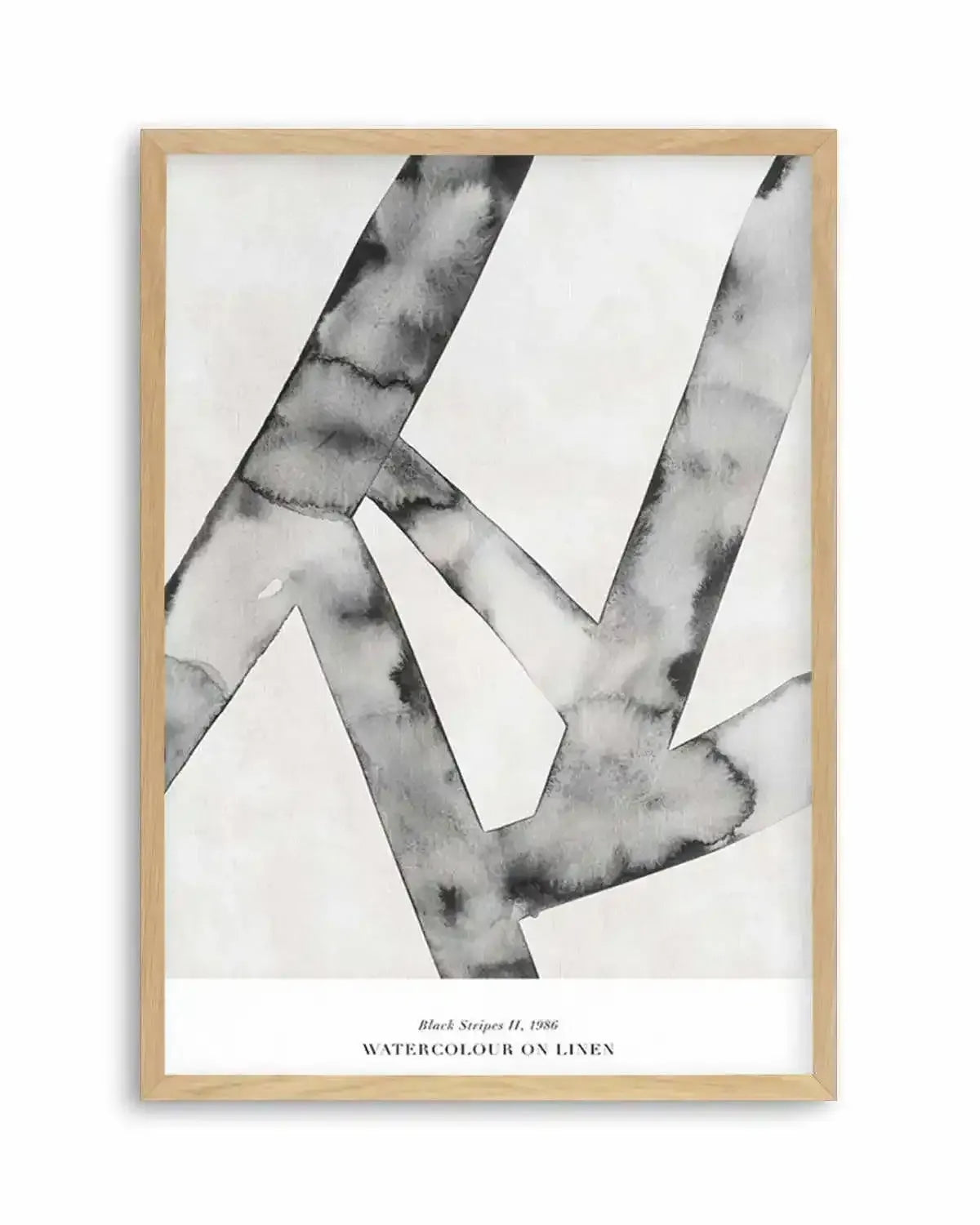 Black Lines II Art Print from Olive et Oriel where you can shop wallpaper and artworks online