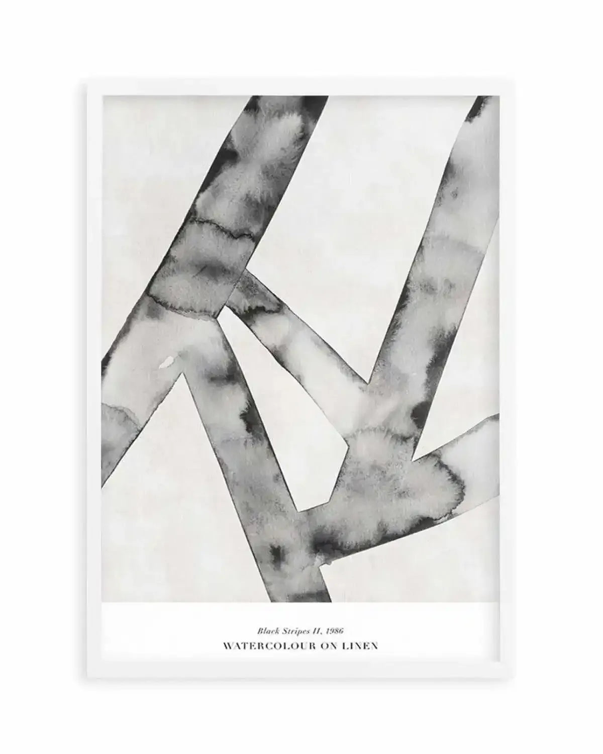 Black Lines II Art Print from Olive et Oriel where you can shop wallpaper and artworks online