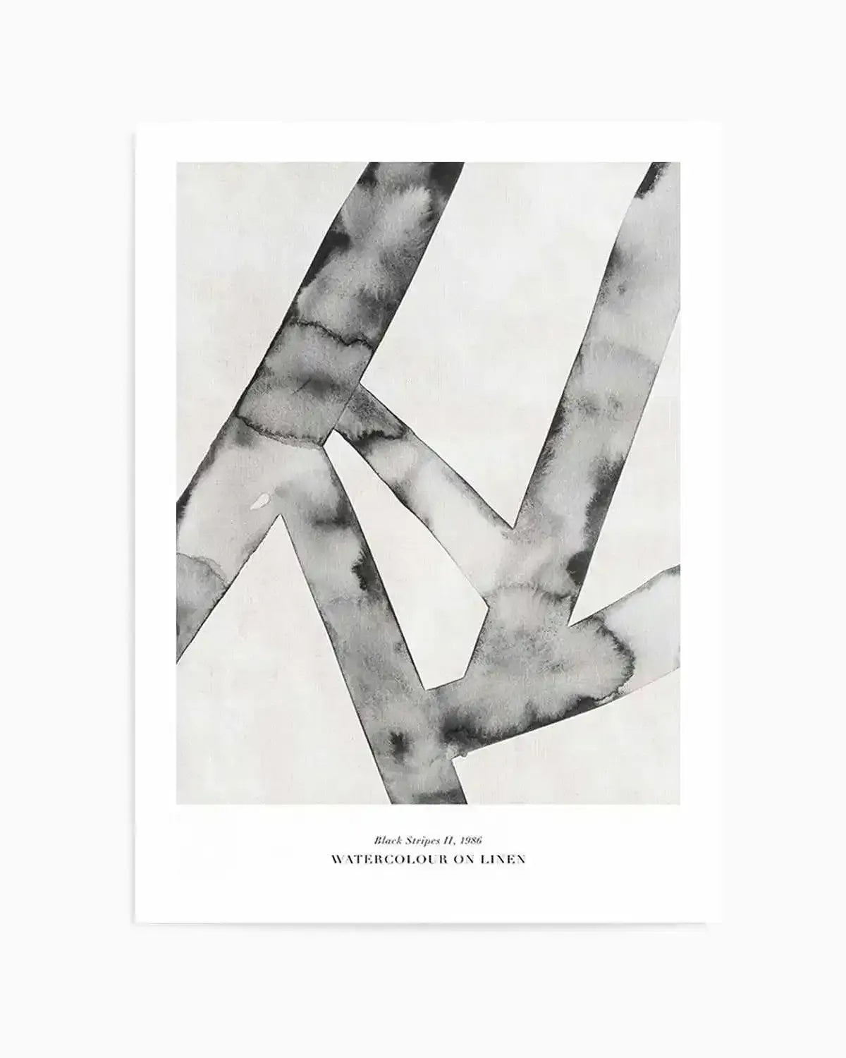 Black Lines II Art Print from Olive et Oriel where you can shop wallpaper and artworks online