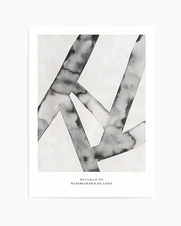 Black Lines II Art Print from Olive et Oriel where you can shop wallpaper and artworks online