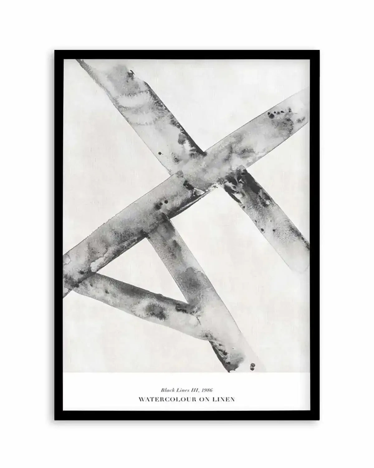Black Lines III Art Print from Olive et Oriel where you can shop wallpaper and artworks online