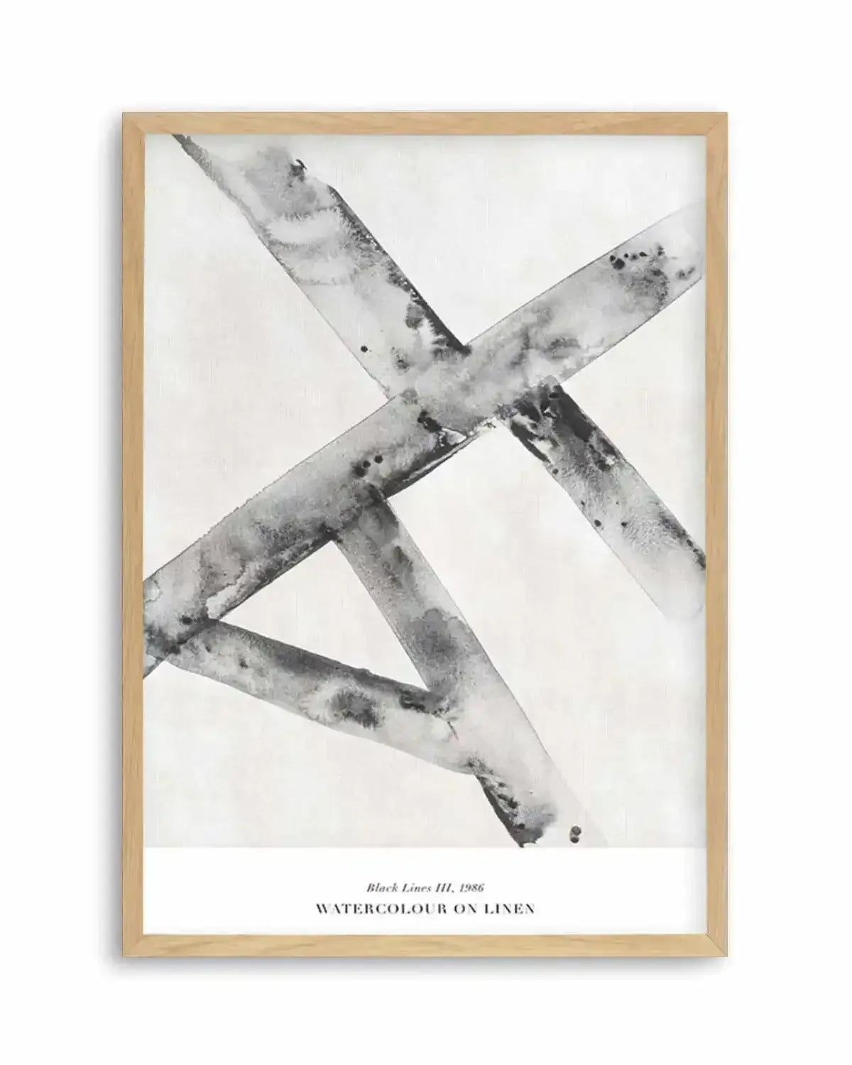 Black Lines III Art Print from Olive et Oriel where you can shop wallpaper and artworks online