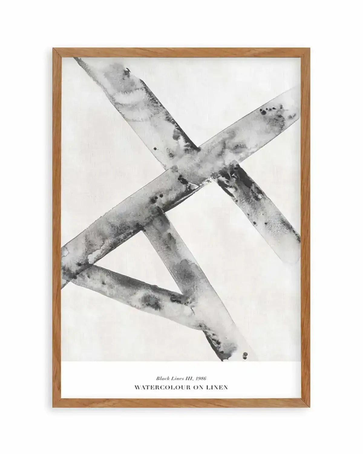 Black Lines III Art Print from Olive et Oriel where you can shop wallpaper and artworks online