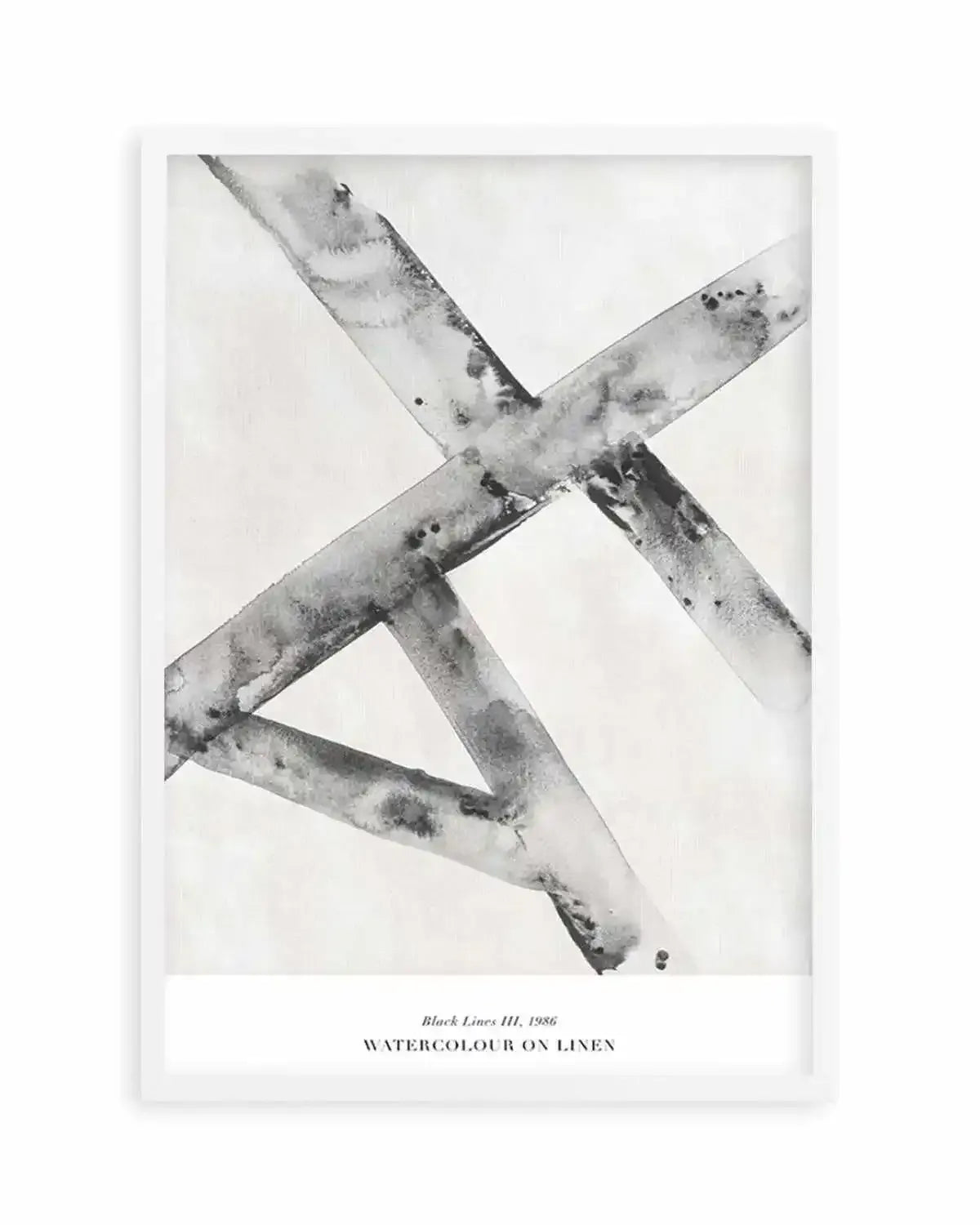 Black Lines III Art Print from Olive et Oriel where you can shop wallpaper and artworks online