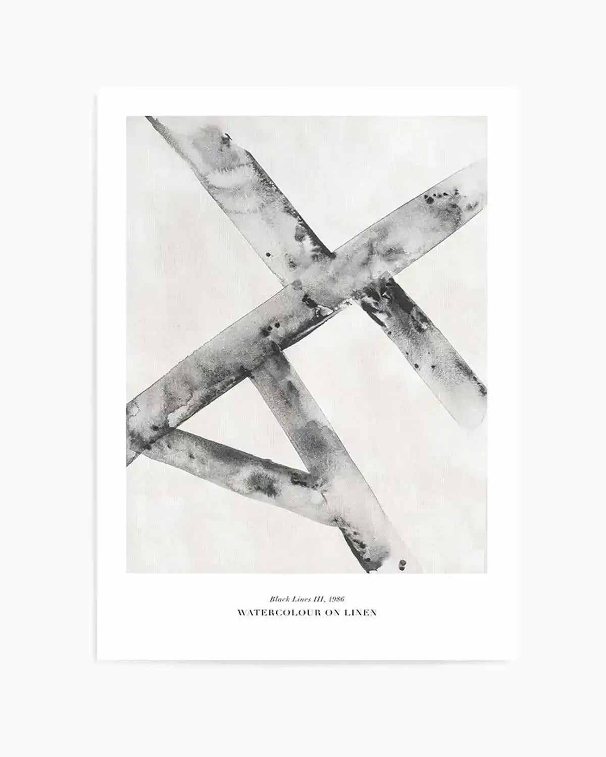 Black Lines III Art Print from Olive et Oriel where you can shop wallpaper and artworks online