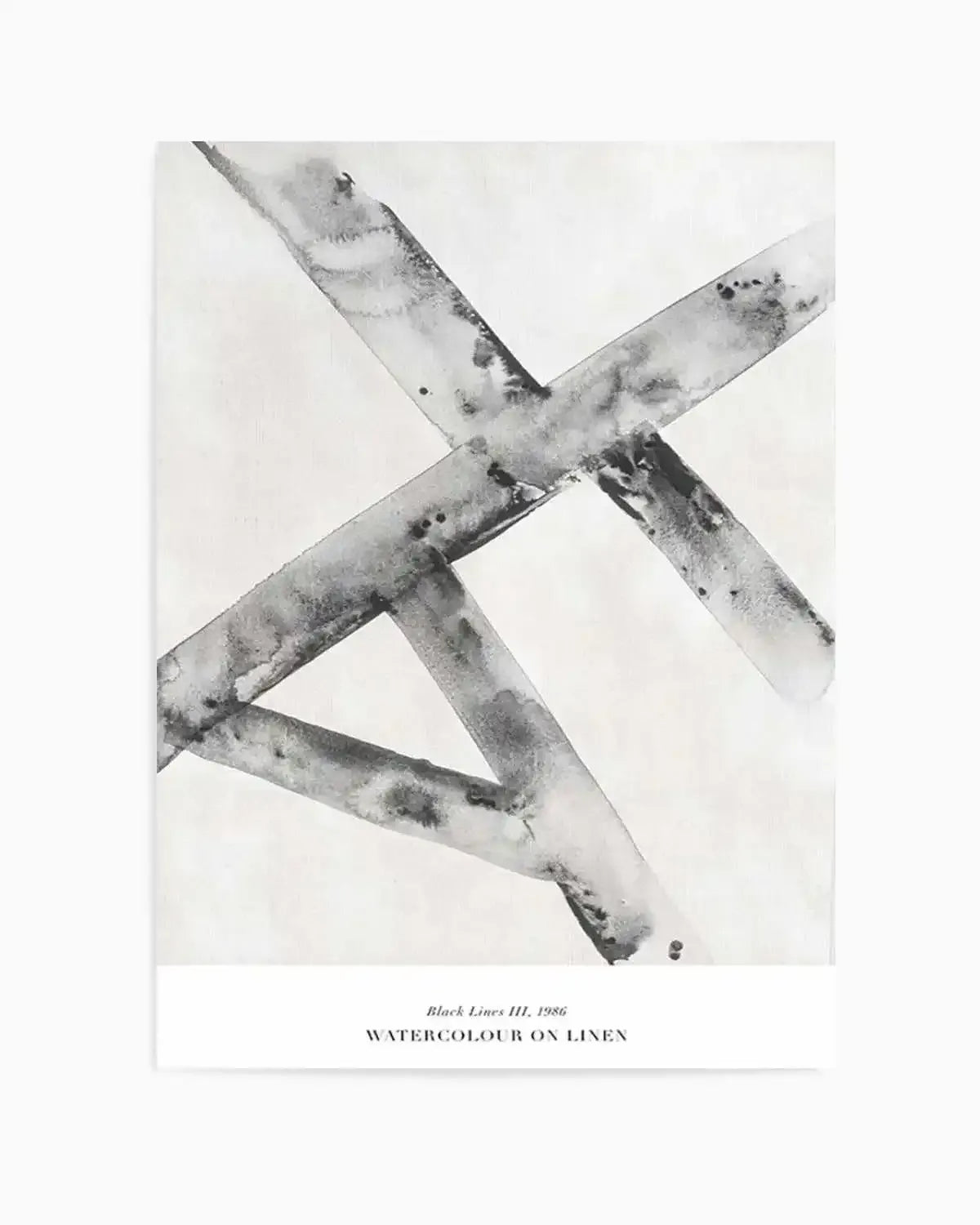 Black Lines III Art Print from Olive et Oriel where you can shop wallpaper and artworks online