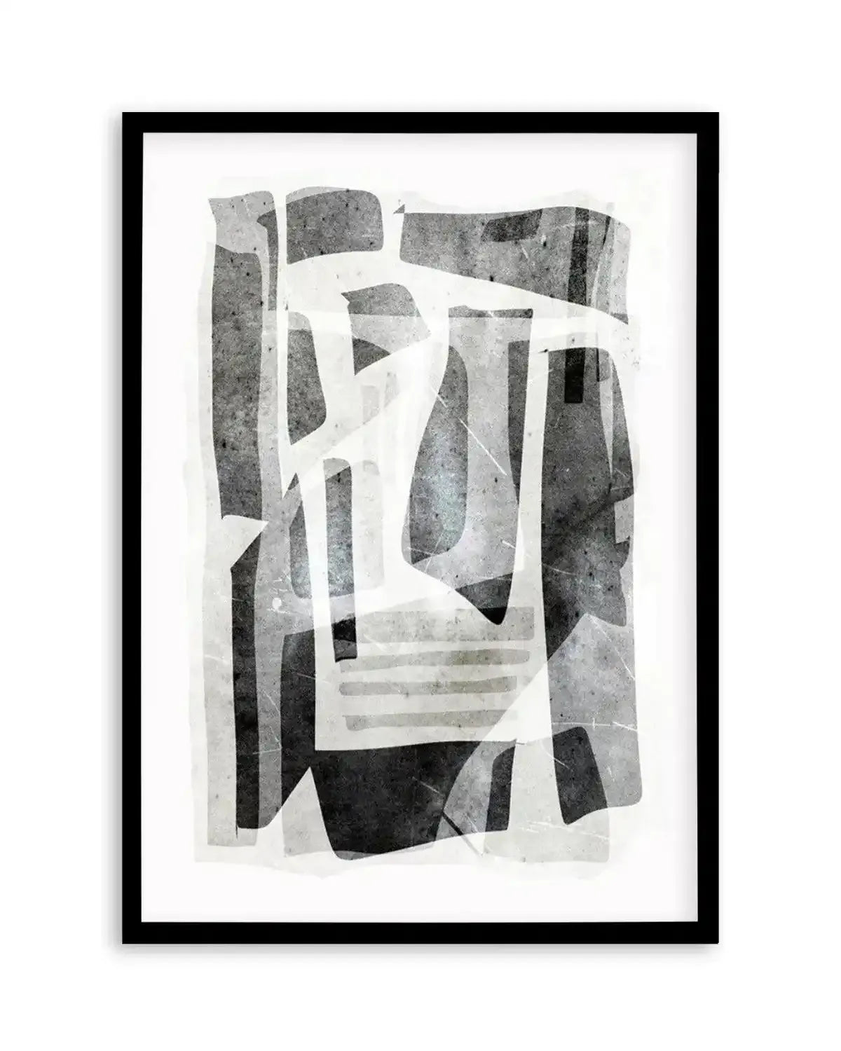 Black Tone Form by Dan Hobday Art Print from Olive et Oriel where you can shop wallpaper and artworks online
