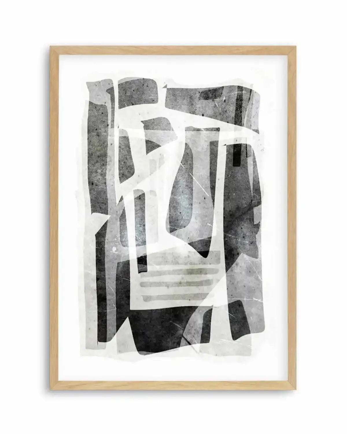 Black Tone Form by Dan Hobday Art Print from Olive et Oriel where you can shop wallpaper and artworks online