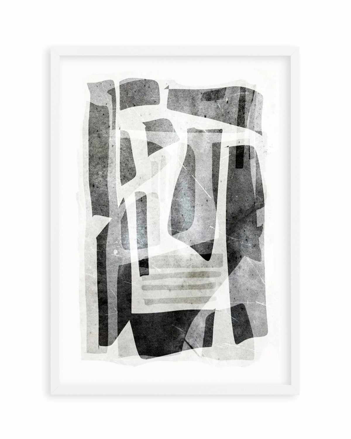 Black Tone Form by Dan Hobday Art Print