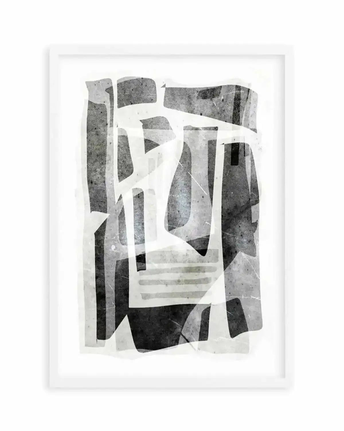Black Tone Form by Dan Hobday Art Print from Olive et Oriel where you can shop wallpaper and artworks online
