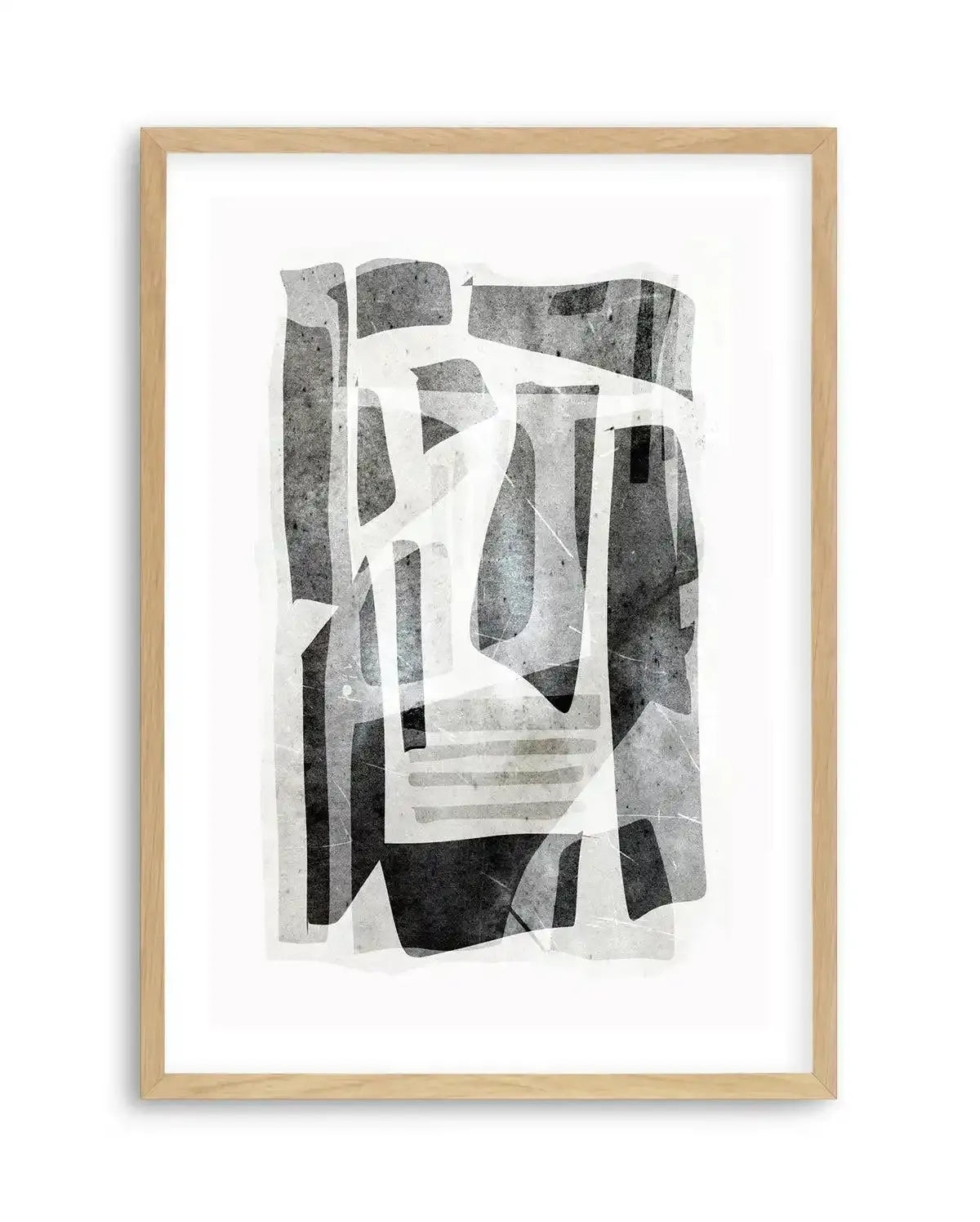 Black Tone Form by Dan Hobday Art Print-PRINT-Olive et Oriel-Dan Hobday-A5 | 5.8" x 8.3" | 14.8 x 21cm-Oak-With White Border-Buy-Australian-Art-Prints-Online-with-Olive-et-Oriel-Your-Artwork-Specialists-Austrailia-Decorate-With-Coastal-Photo-Wall-Art-Prints-From-Our-Beach-House-Artwork-Collection-Fine-Poster-and-Framed-Artwork