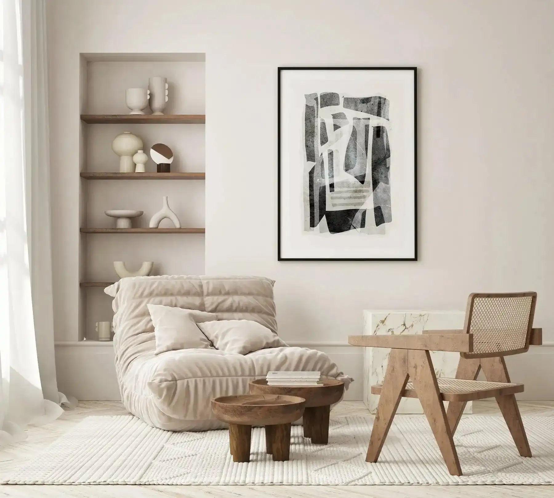 Black Tone Form by Dan Hobday Art Print-PRINT-Olive et Oriel-Dan Hobday-Buy-Australian-Art-Prints-Online-with-Olive-et-Oriel-Your-Artwork-Specialists-Austrailia-Decorate-With-Coastal-Photo-Wall-Art-Prints-From-Our-Beach-House-Artwork-Collection-Fine-Poster-and-Framed-Artwork