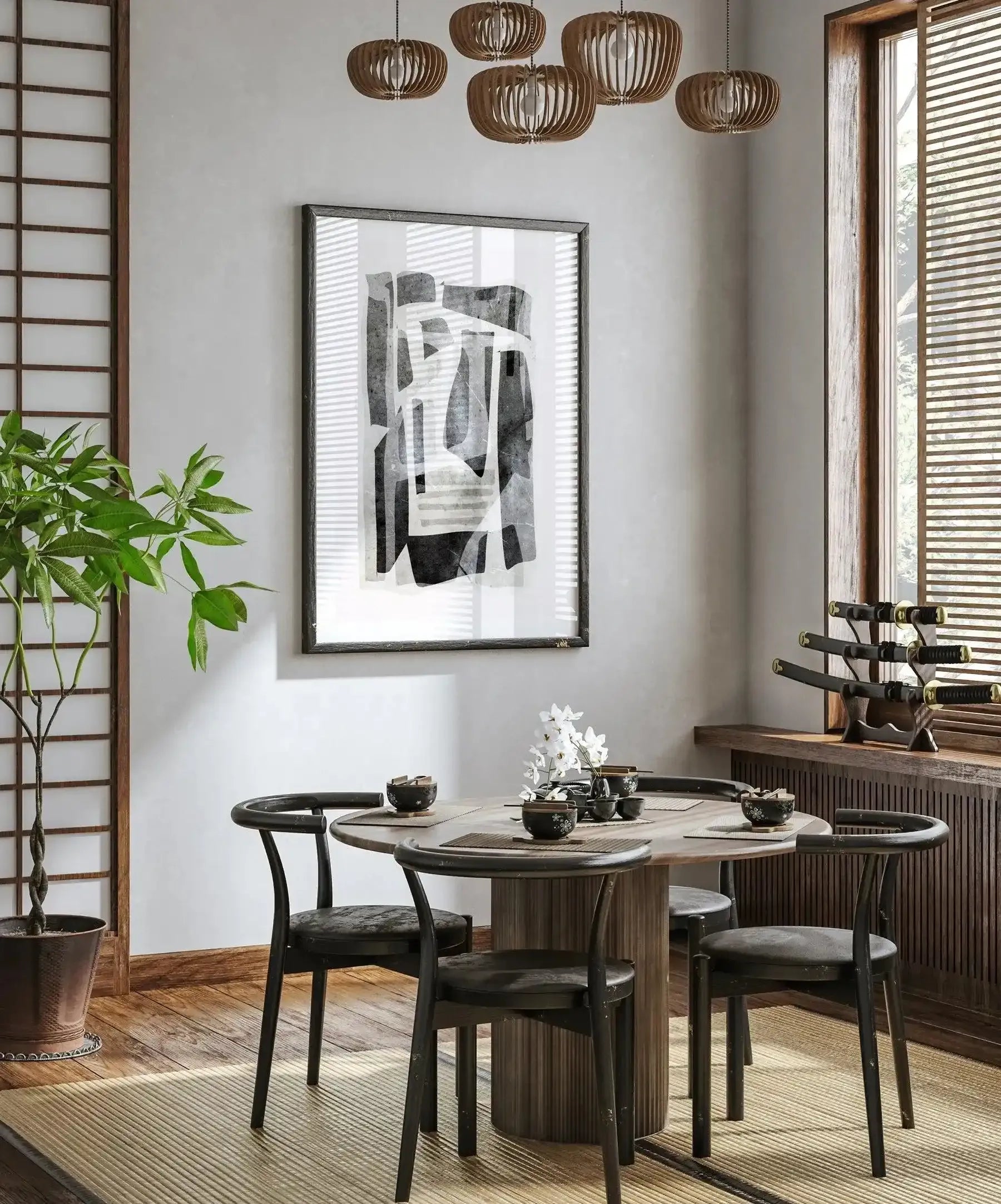 Black Tone Form by Dan Hobday Art Print-PRINT-Olive et Oriel-Dan Hobday-Buy-Australian-Art-Prints-Online-with-Olive-et-Oriel-Your-Artwork-Specialists-Austrailia-Decorate-With-Coastal-Photo-Wall-Art-Prints-From-Our-Beach-House-Artwork-Collection-Fine-Poster-and-Framed-Artwork