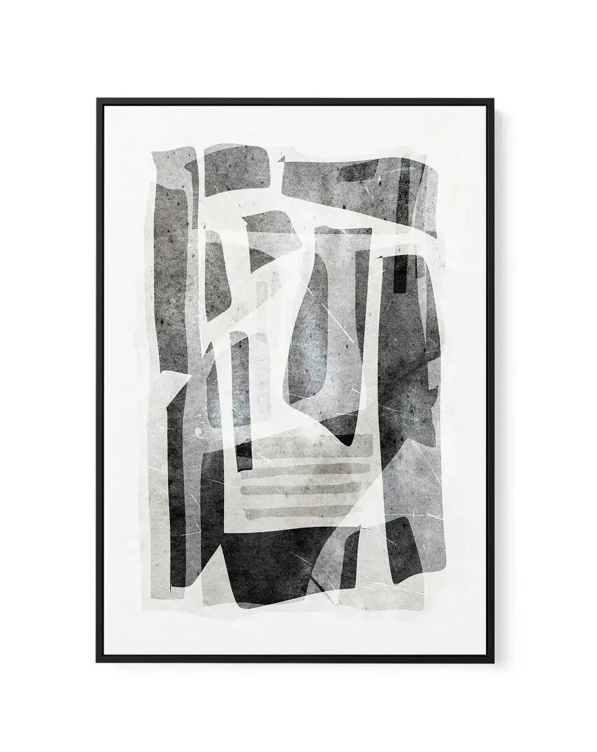 Black Tone Form by Dan Hobday | Framed Canvas-CANVAS-You can shop wall art online with Olive et Oriel for everything from abstract art to fun kids wall art. Our beautiful modern art prints and canvas art are available from large canvas prints to wall art paintings and our proudly Australian artwork collection offers only the highest quality framed large wall art and canvas art Australia - You can buy fashion photography prints or Hampton print posters and paintings on canvas from Olive et Oriel 