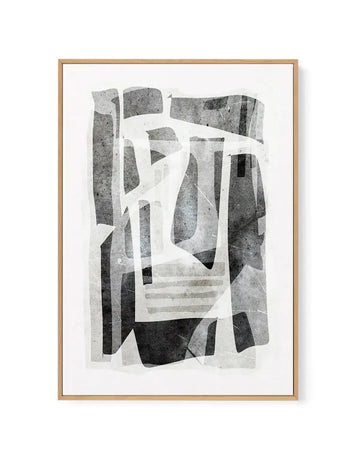 Black Tone Form by Dan Hobday | Framed Canvas-CANVAS-You can shop wall art online with Olive et Oriel for everything from abstract art to fun kids wall art. Our beautiful modern art prints and canvas art are available from large canvas prints to wall art paintings and our proudly Australian artwork collection offers only the highest quality framed large wall art and canvas art Australia - You can buy fashion photography prints or Hampton print posters and paintings on canvas from Olive et Oriel 