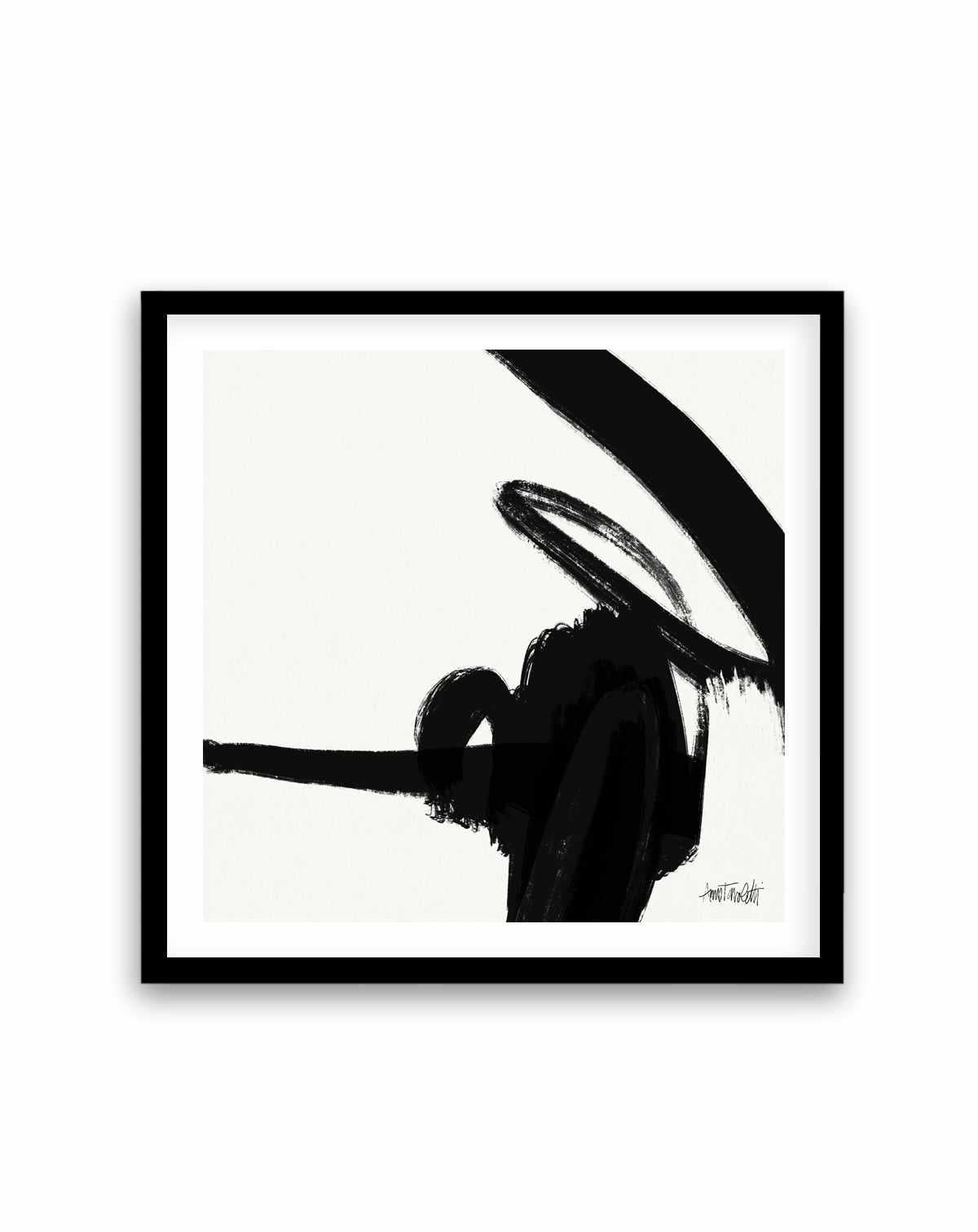 Black and White Abstract II | Art Print from Olive et Oriel where you can shop wallpaper and artworks online