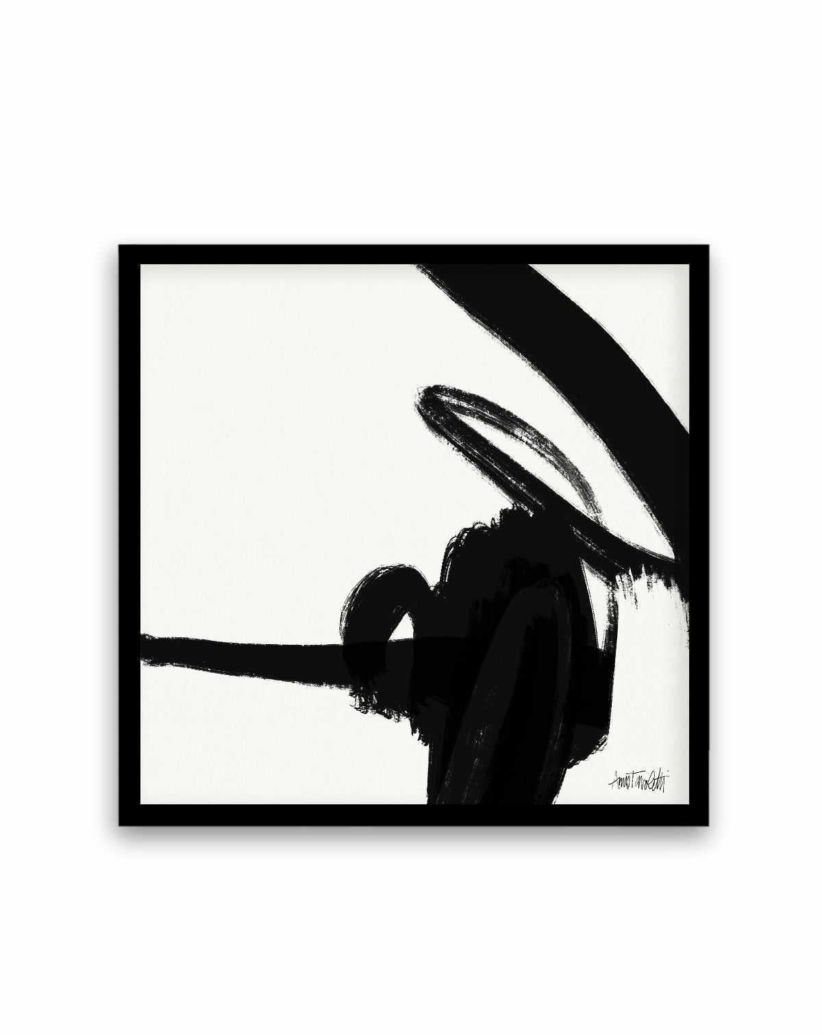 Black and White Abstract II | Art Print from Olive et Oriel where you can shop wallpaper and artworks online