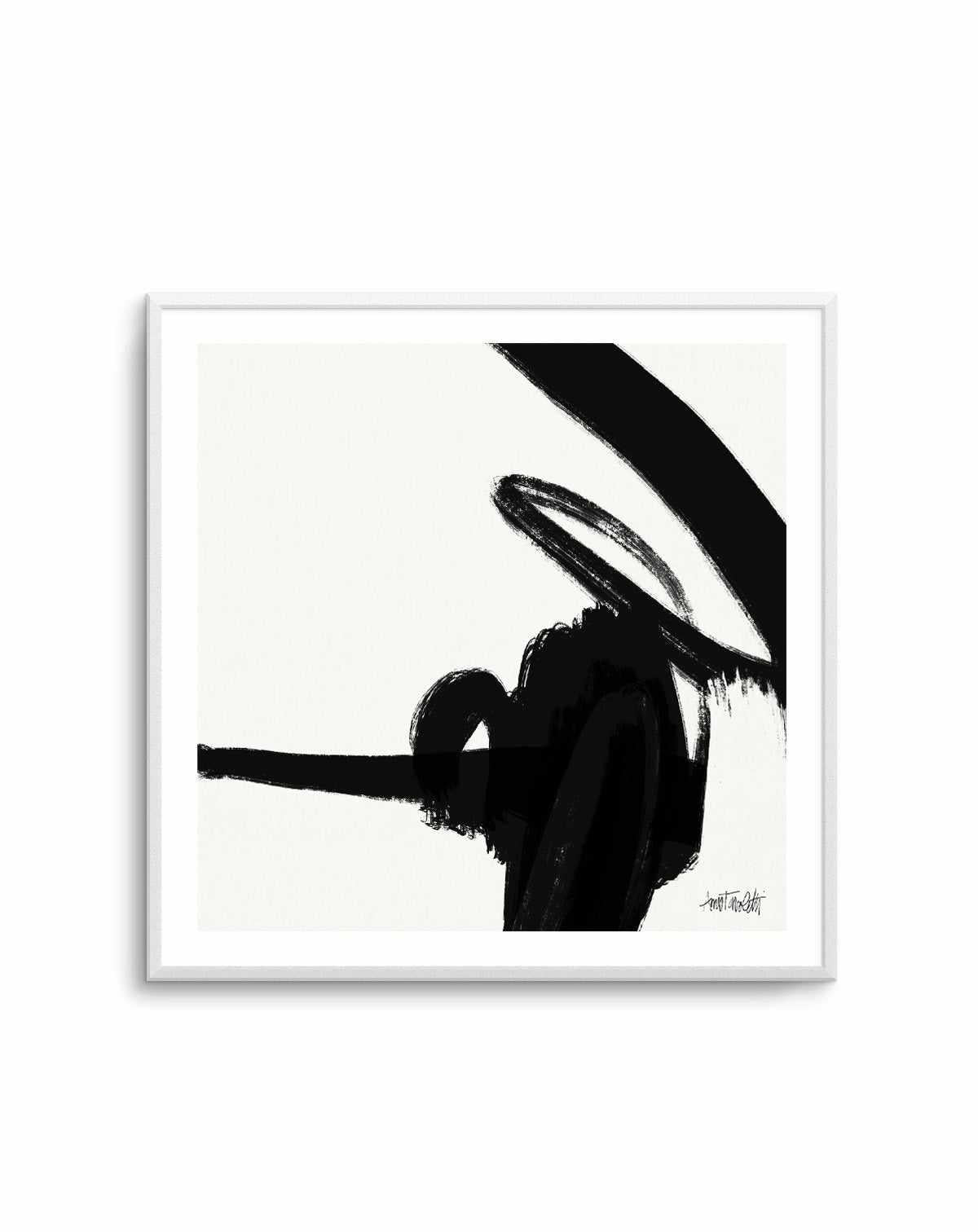 Black and White Abstract II | Art Print from Olive et Oriel where you can shop wallpaper and artworks online