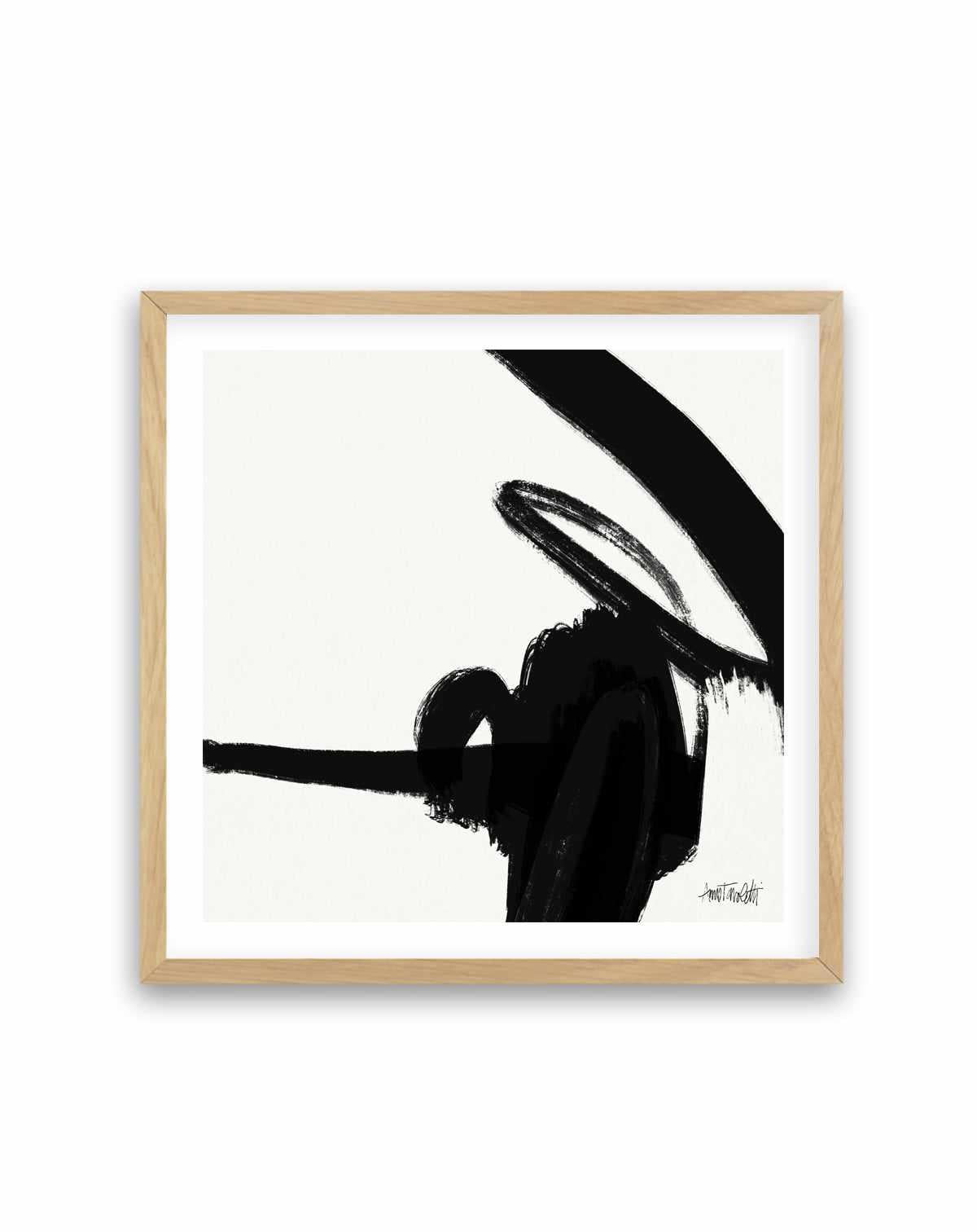 Black and White Abstract II | Art Print from Olive et Oriel where you can shop wallpaper and artworks online