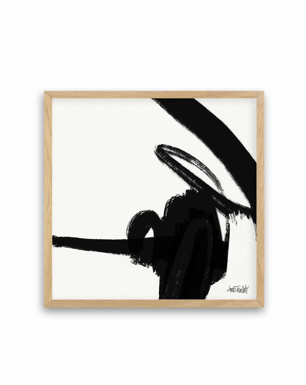 Black and White Abstract II | Art Print from Olive et Oriel where you can shop wallpaper and artworks online