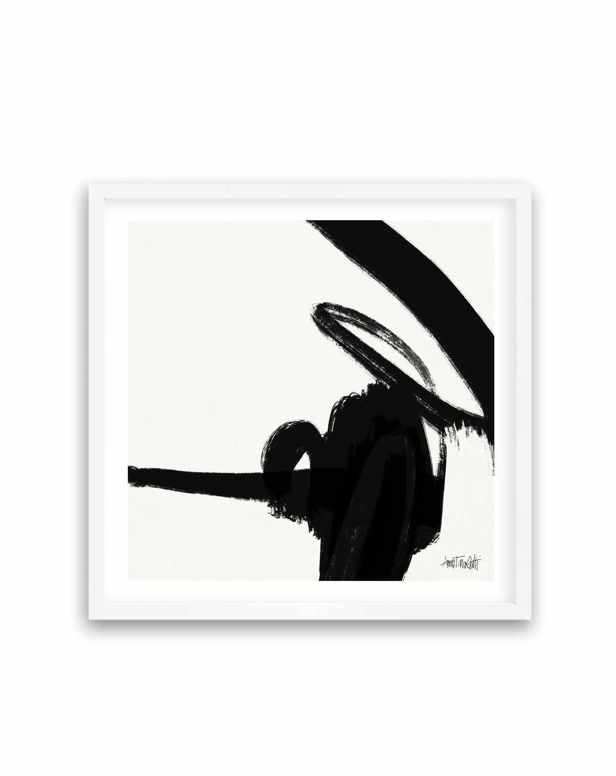 Black and White Abstract II | Art Print from Olive et Oriel where you can shop wallpaper and artworks online