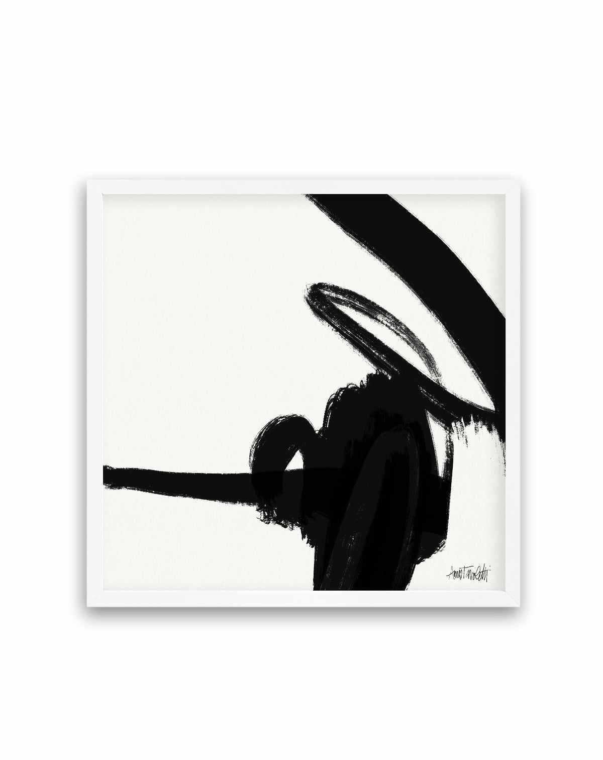 Black and White Abstract II | Art Print from Olive et Oriel where you can shop wallpaper and artworks online