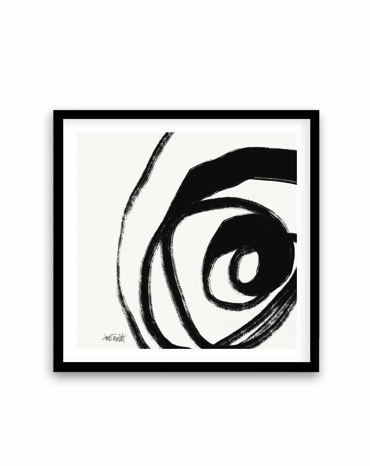 Black and White Abstract III | Art Print from Olive et Oriel where you can shop wallpaper and artworks online