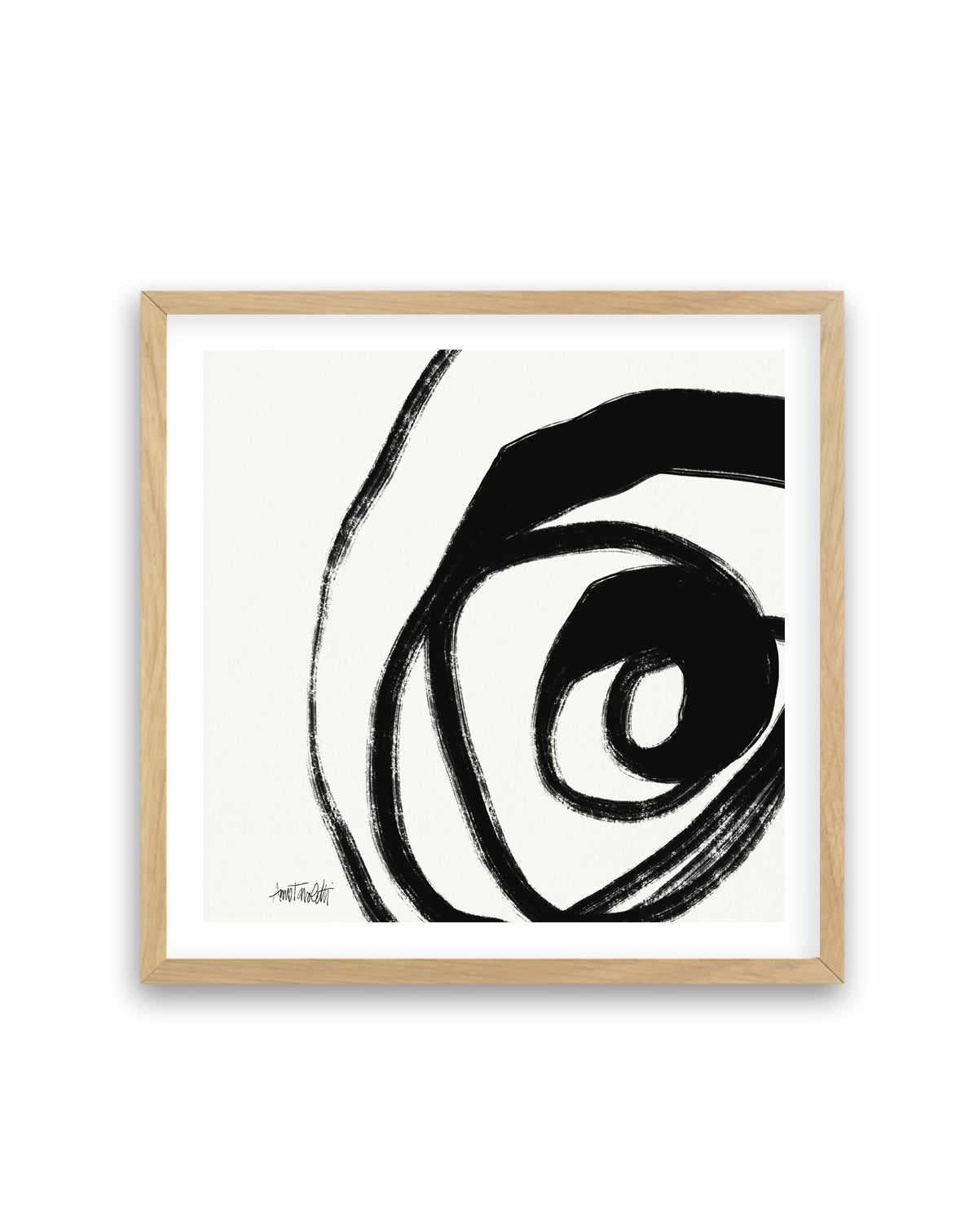 Black and White Abstract III | Art Print from Olive et Oriel where you can shop wallpaper and artworks online