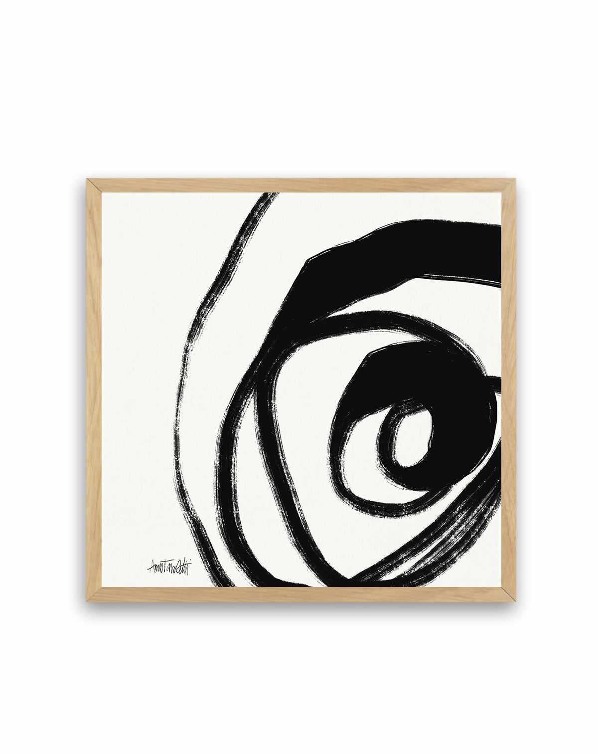 Black and White Abstract III | Art Print from Olive et Oriel where you can shop wallpaper and artworks online