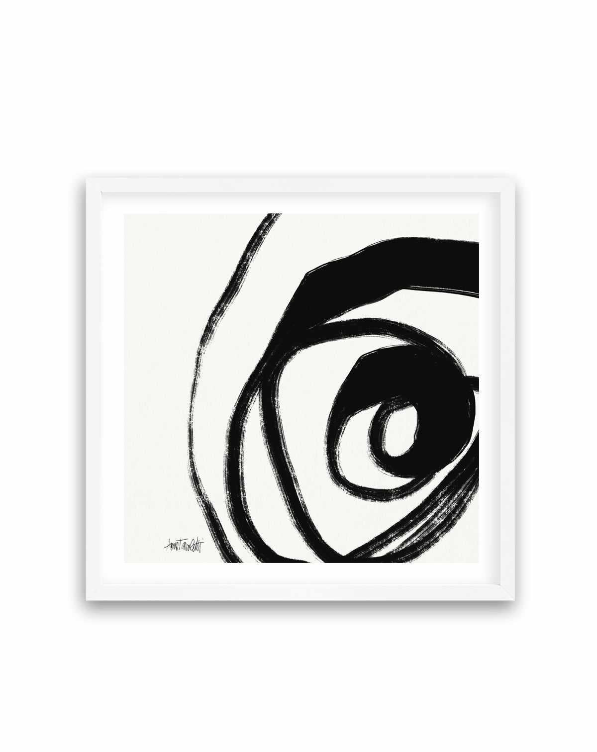 Black and White Abstract III | Art Print from Olive et Oriel where you can shop wallpaper and artworks online