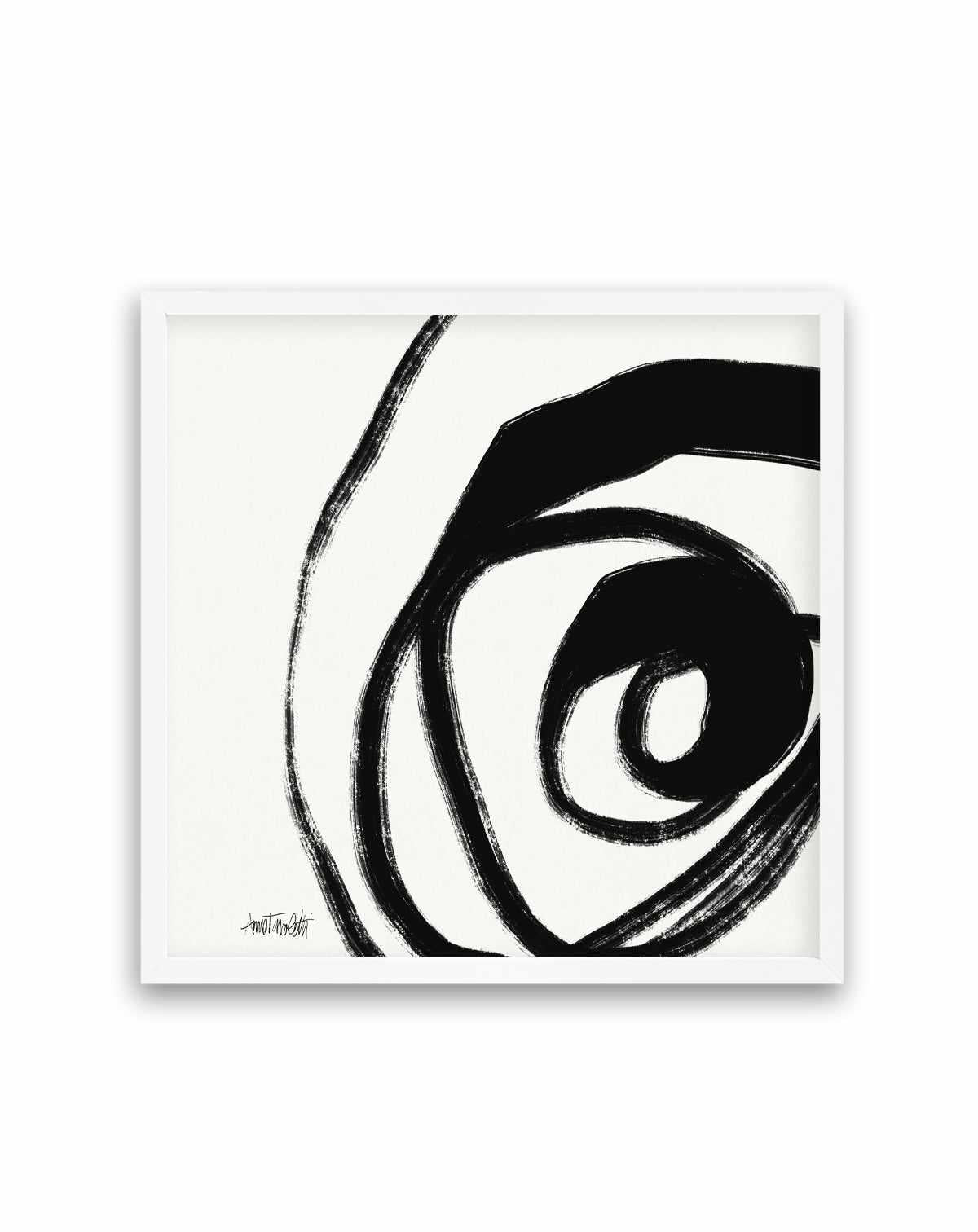 Black and White Abstract III | Art Print from Olive et Oriel where you can shop wallpaper and artworks online