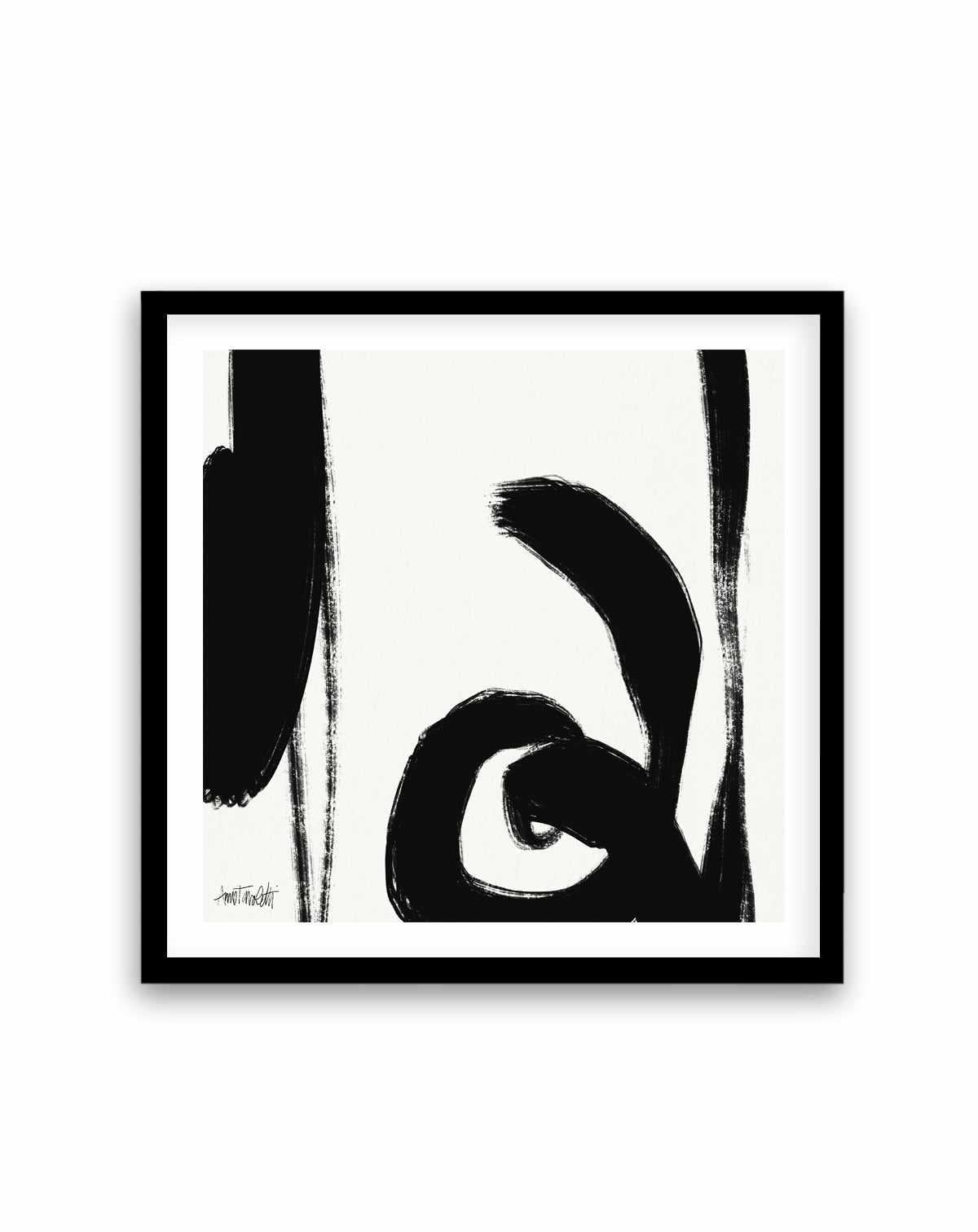 Black and White Abstract IV | Art Print from Olive et Oriel where you can shop wallpaper and artworks online