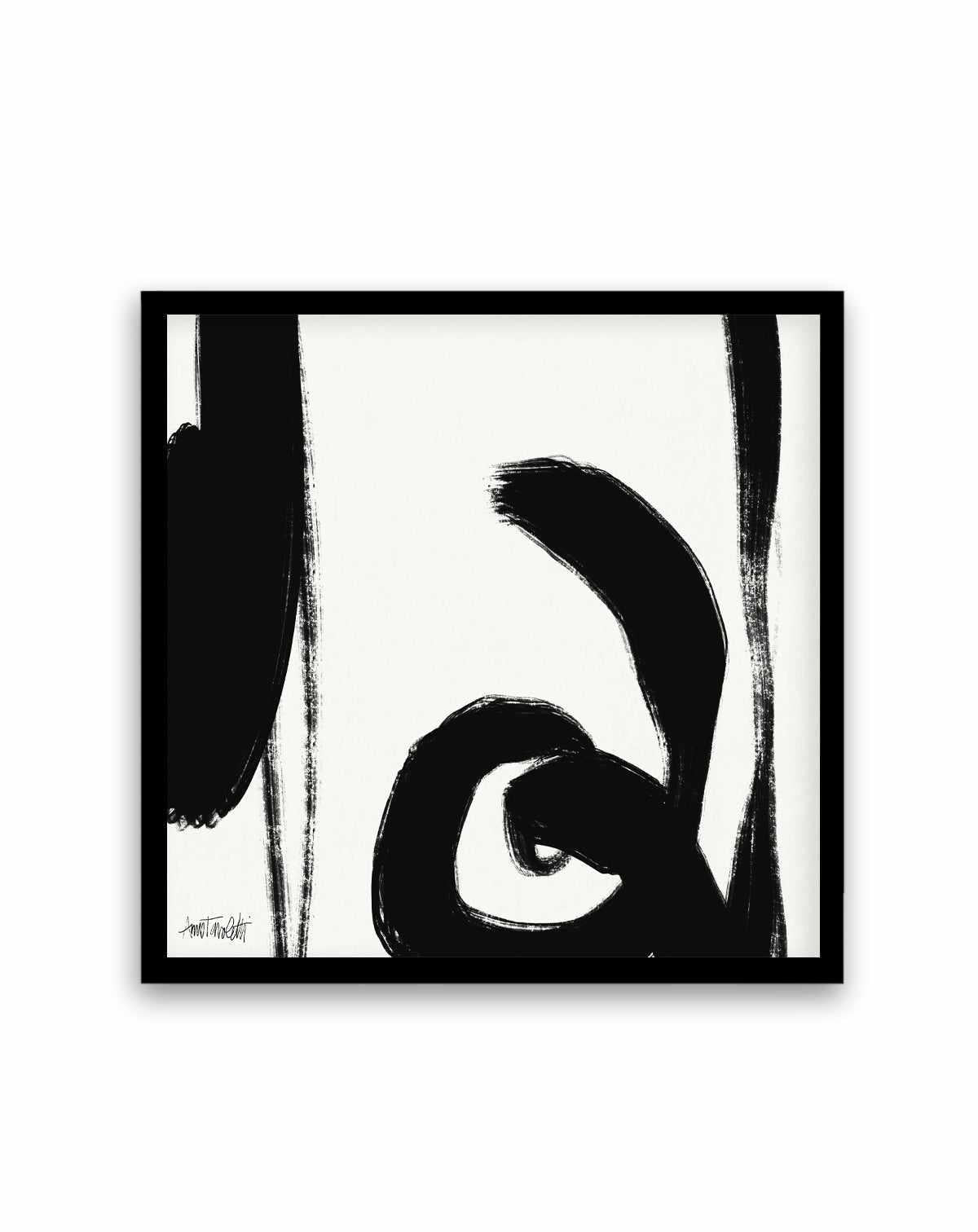 Black and White Abstract IV | Art Print from Olive et Oriel where you can shop wallpaper and artworks online