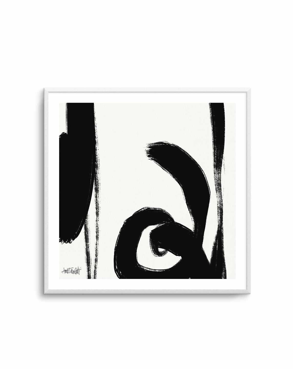 Black and White Abstract IV | Art Print from Olive et Oriel where you can shop wallpaper and artworks online