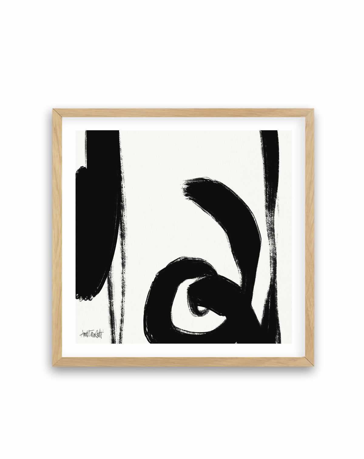 Black and White Abstract IV | Art Print from Olive et Oriel where you can shop wallpaper and artworks online