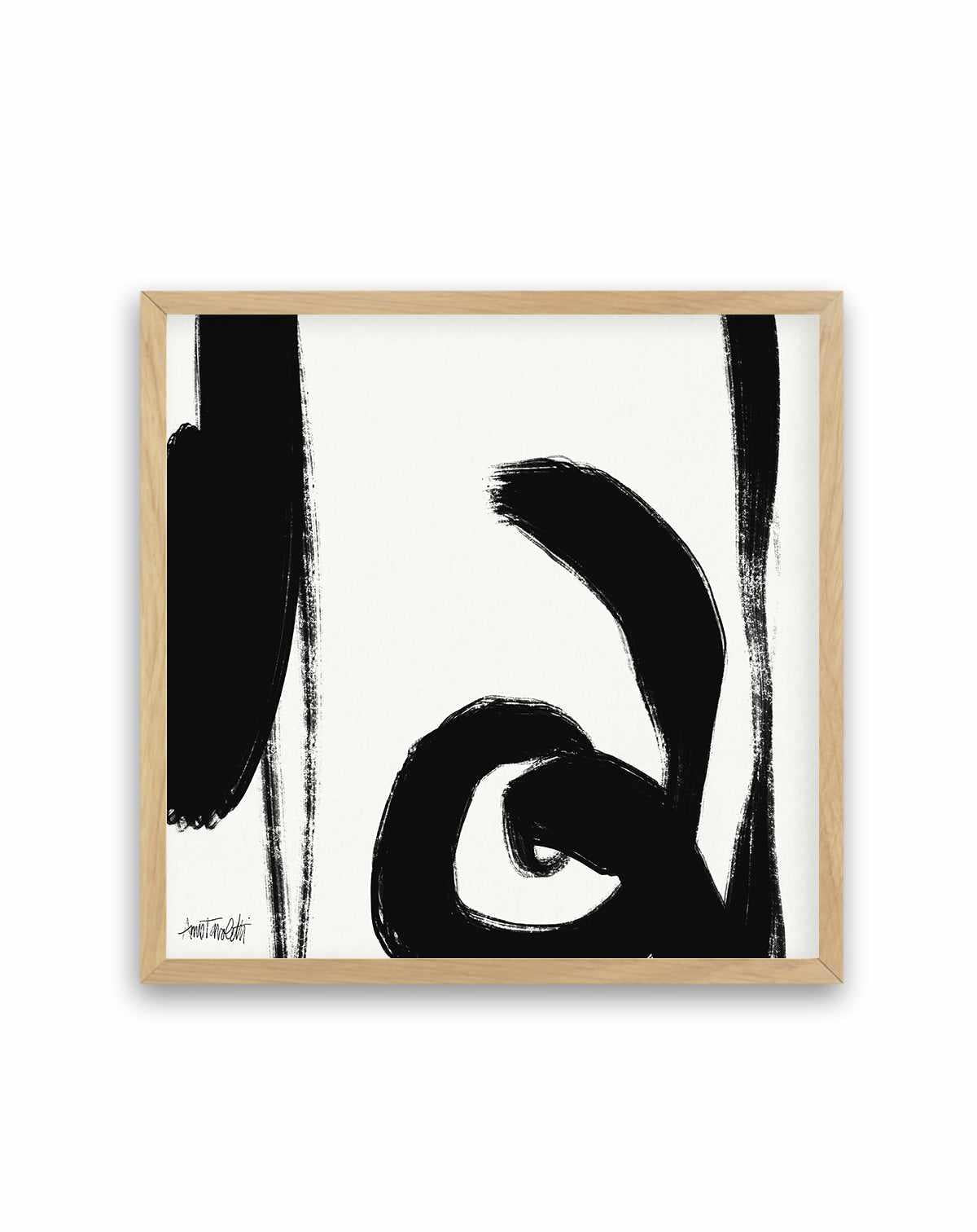 Black and White Abstract IV | Art Print from Olive et Oriel where you can shop wallpaper and artworks online